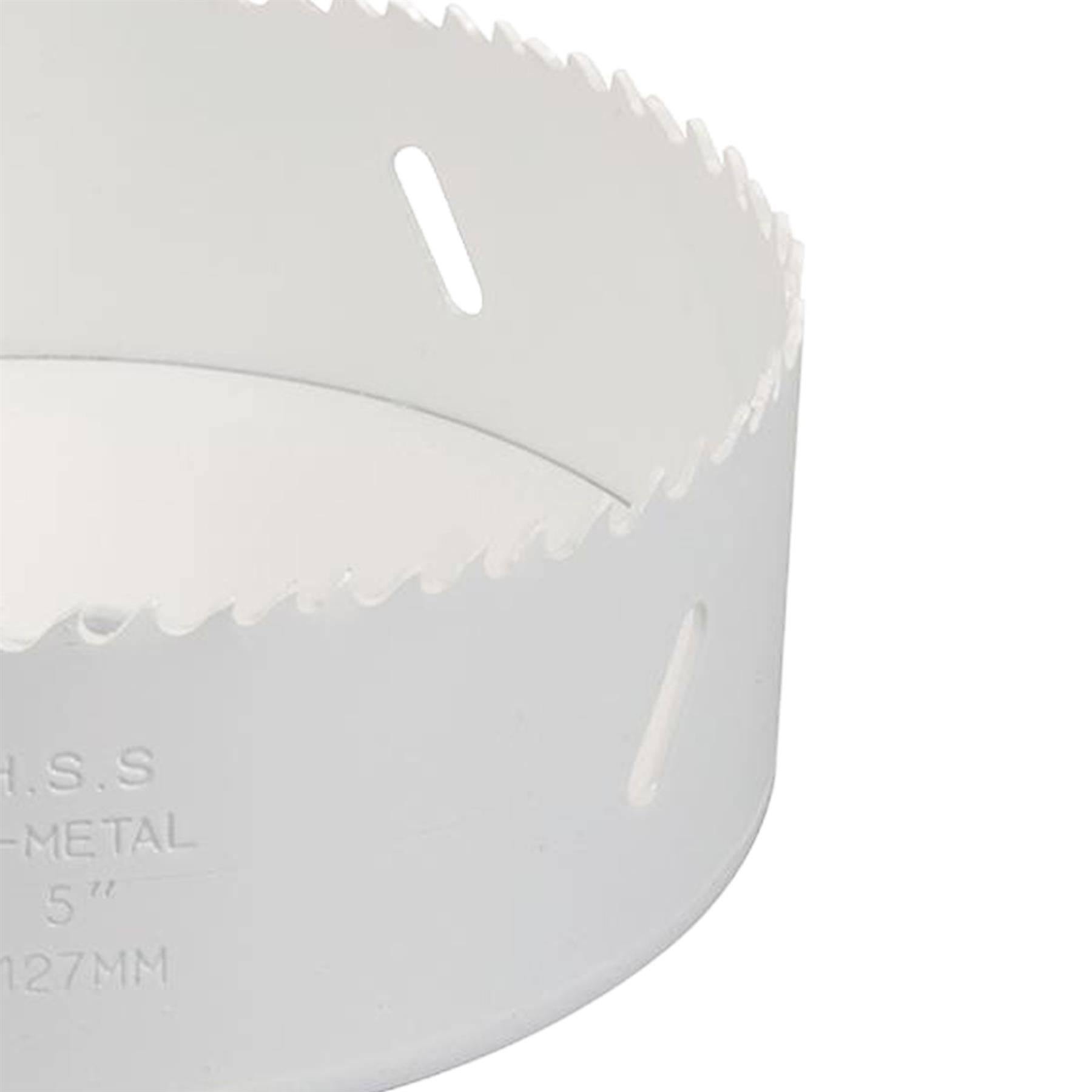 Heavy Duty Bi-Metal Holesaw 127mm Variable Pitch Steel Wood Metal Pvc Fast Clean