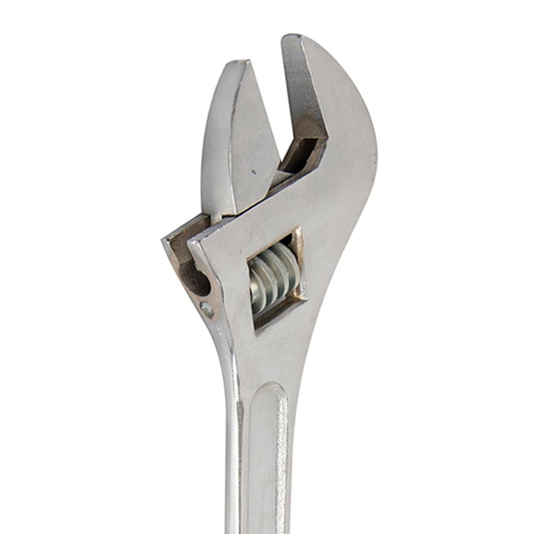 Adjustable Wrench 600mm Length - Jaw 57mm Drop-Forged Chrome Plated New