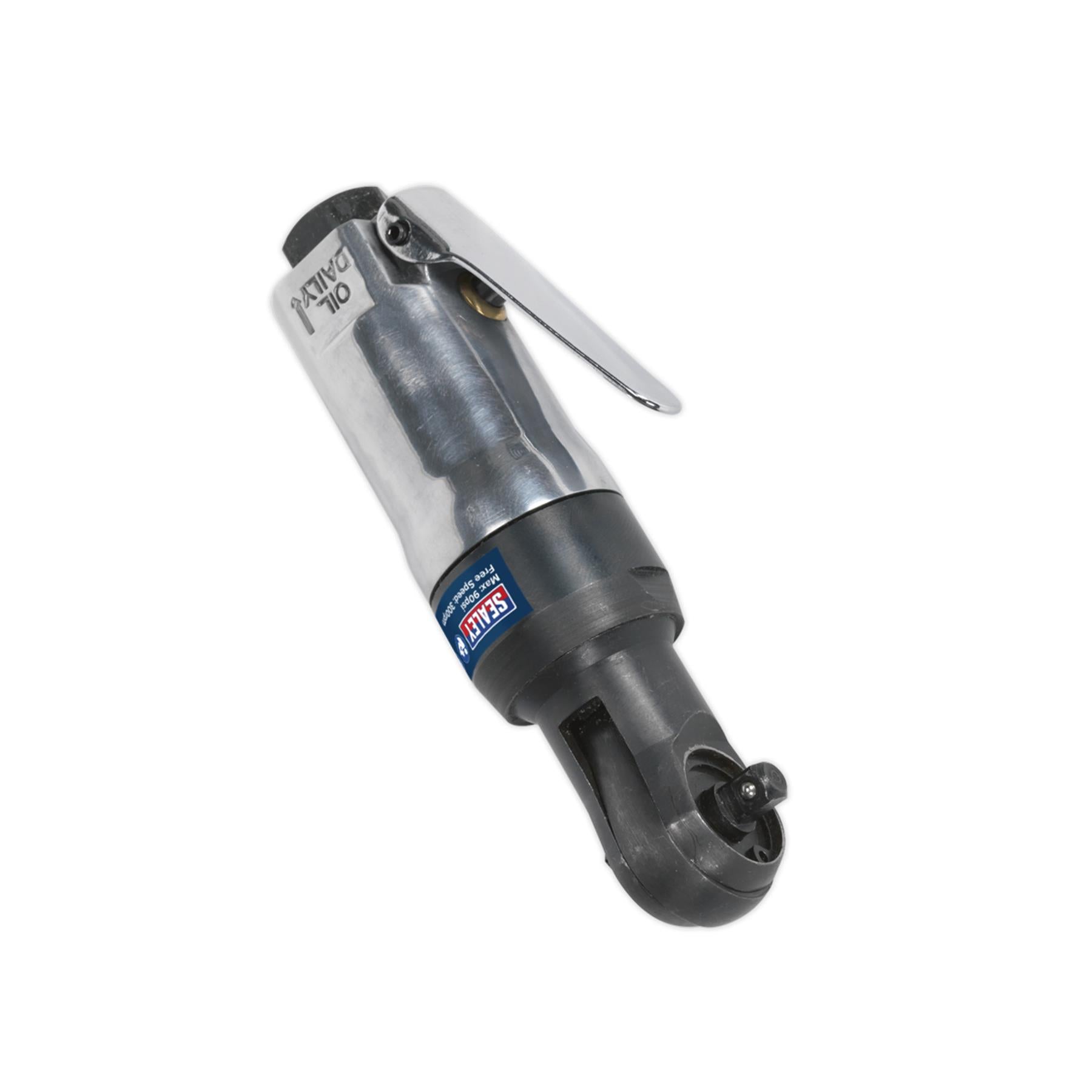 Sealey Air Ratchet Wrench 1/4"Sq Drive Super Stubby