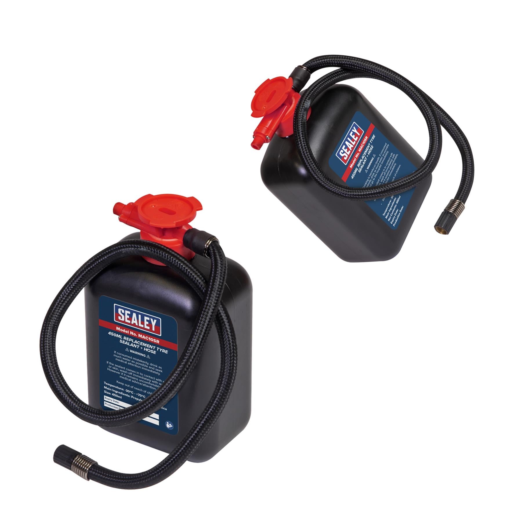 Sealey Replacement Tyre Sealant 450ml & Hose