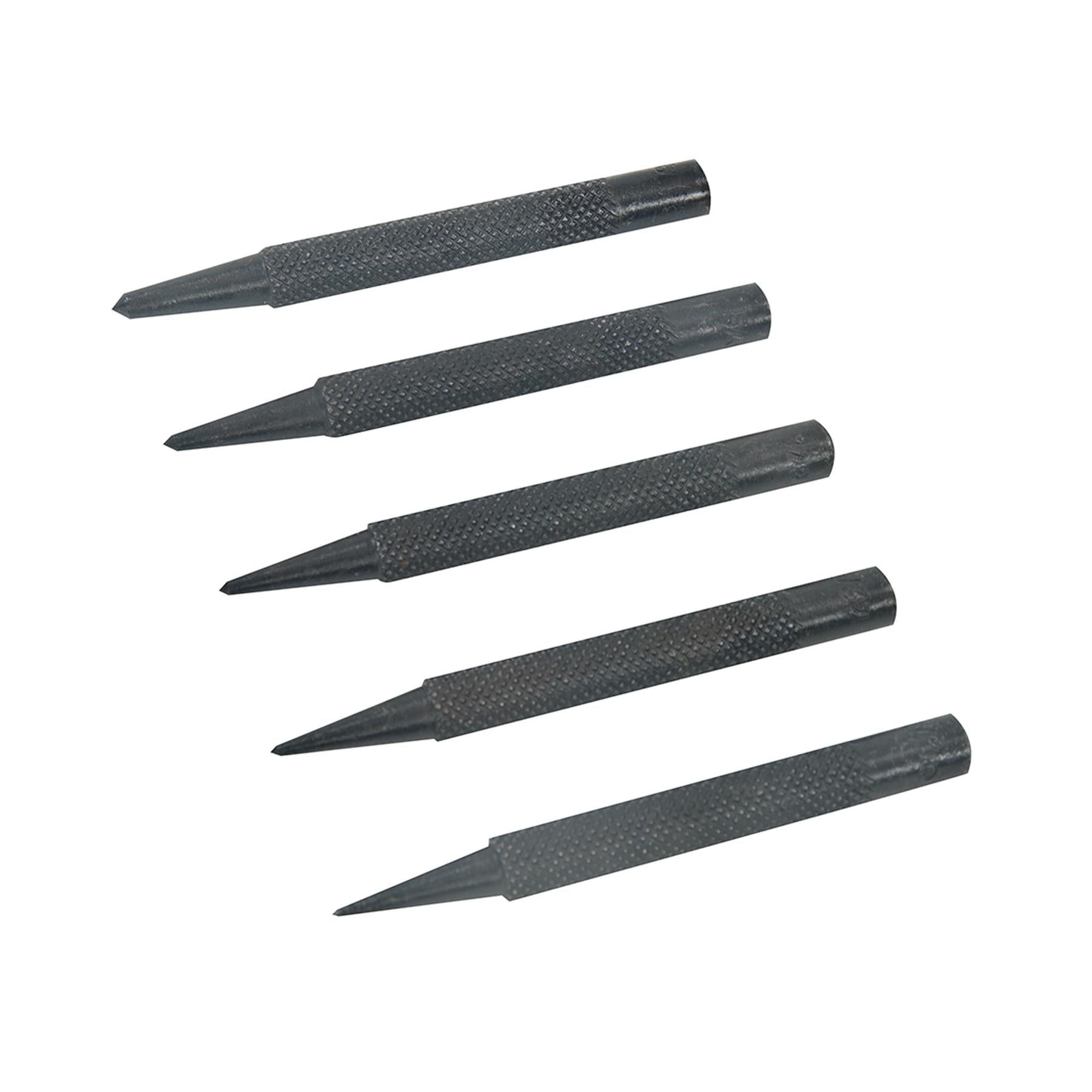 5Pce Centre Punch Create Hole Push Nail Smooth Finish Woodwork Craft DIY