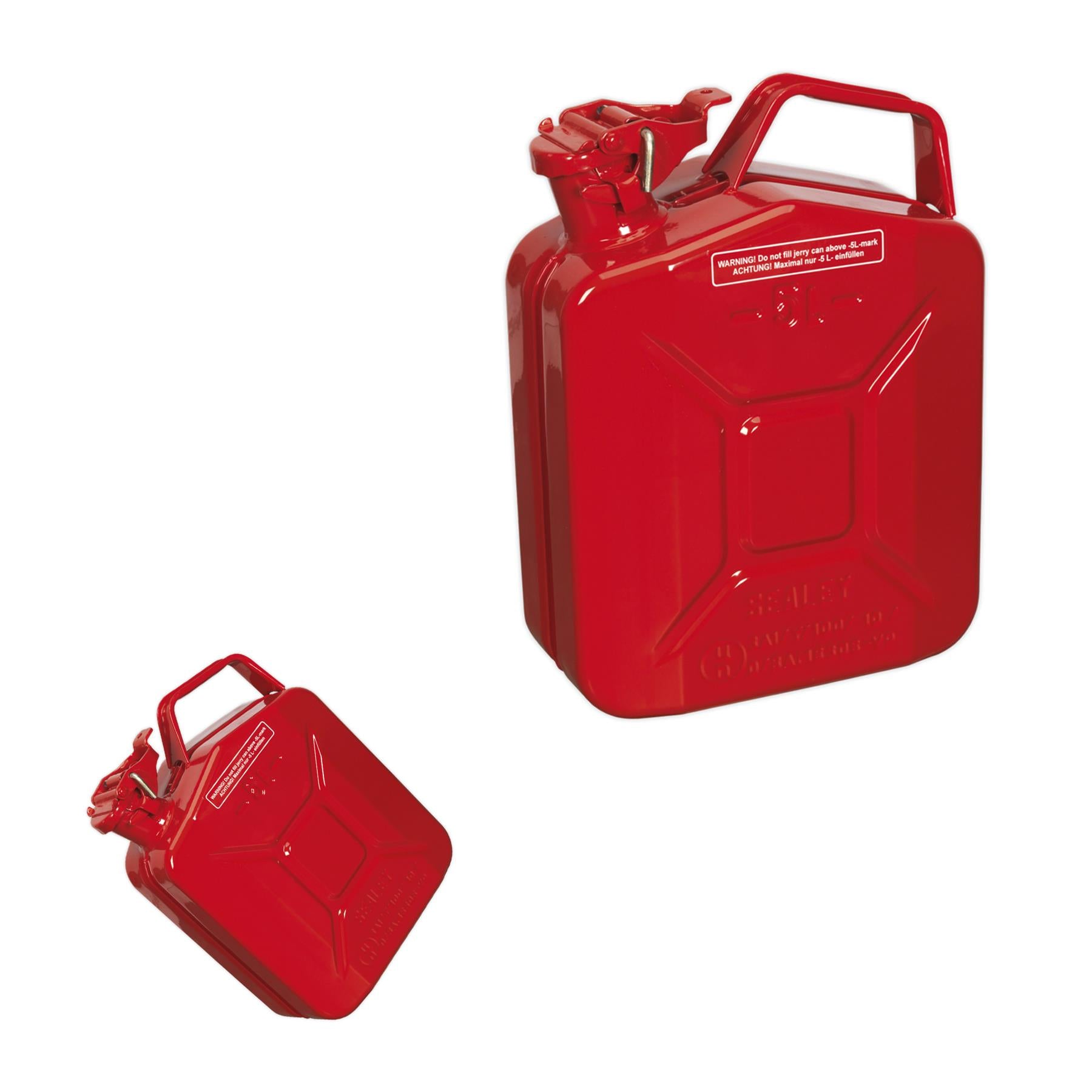 Sealey Jerry Can 5L - Red