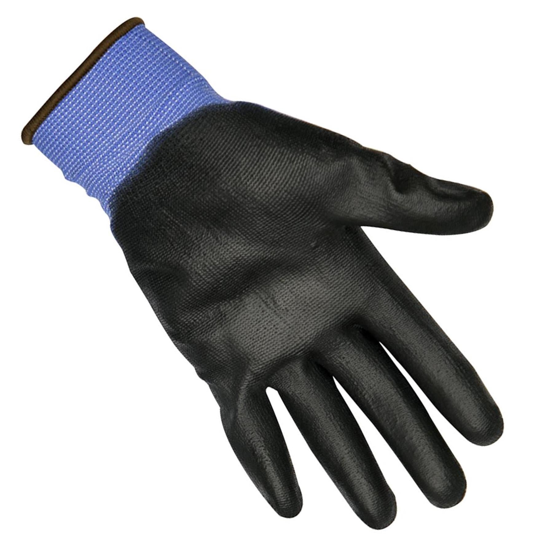 Sealey Flexible Lightweight Precision Work Safety Grip Gloves Large Pack of 12 Pairs