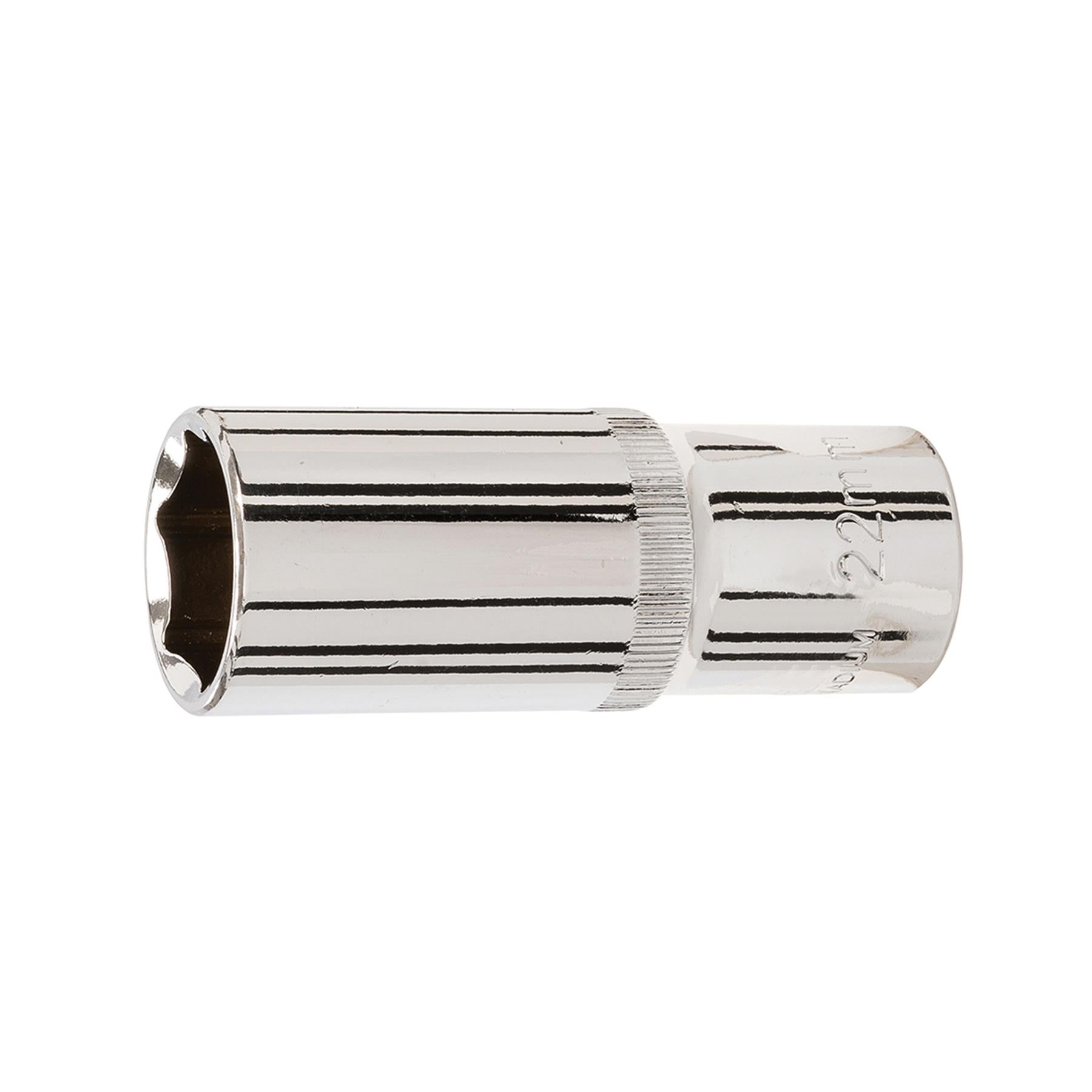 Quality Socket 1/2" Shallow Deep Drive Metric 22mm Long Hex Wrench