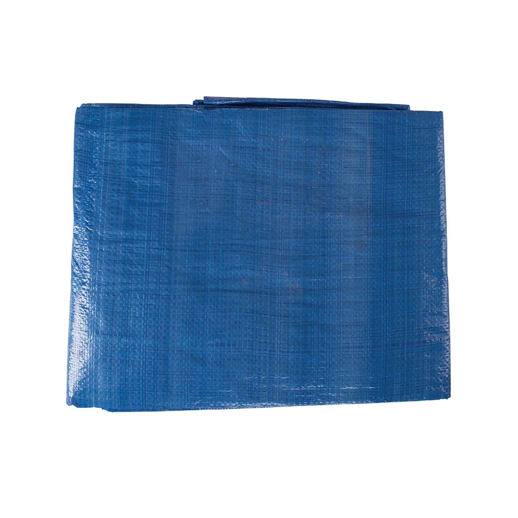 Waterproof Tarpaulin Sheet 2.4Mx3M Heavy Duty Cover Tarp Pvc Tear Proof