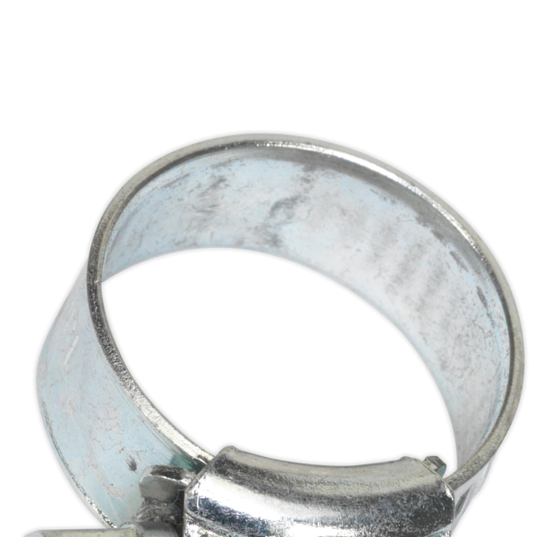Sealey Hose Clip Zinc Plated 10-16mm Pack of 30