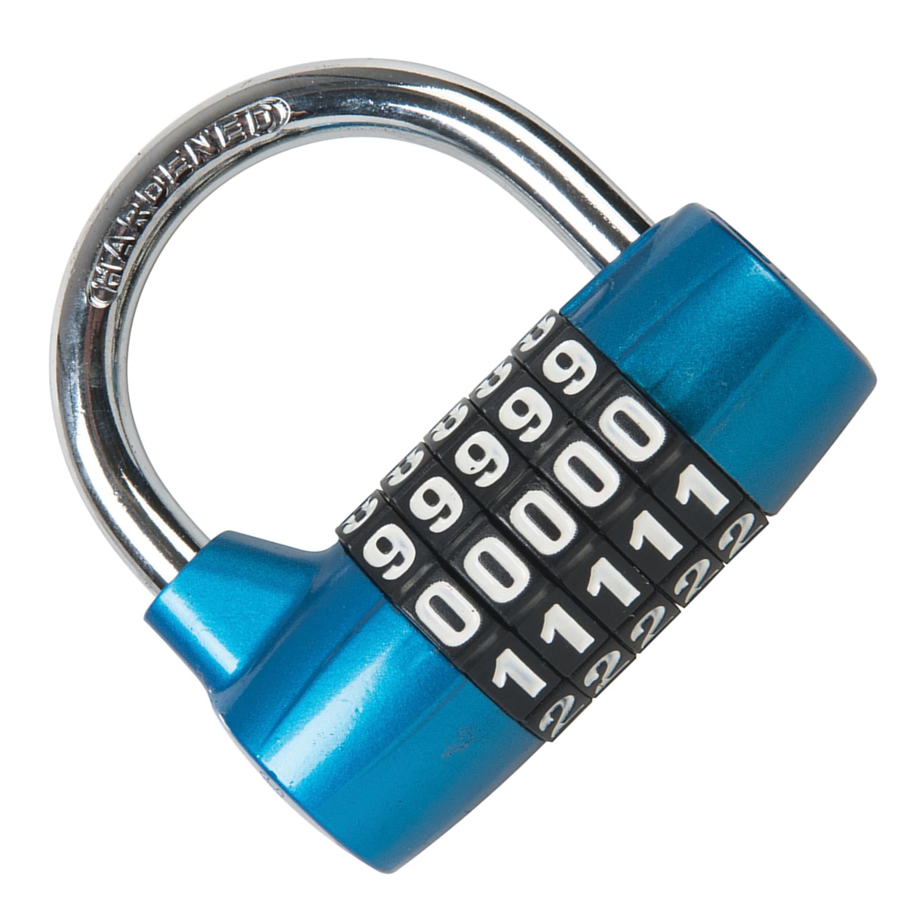 5-Digit Combination Padlock Suitcase Closet Shackle Security Locks UK