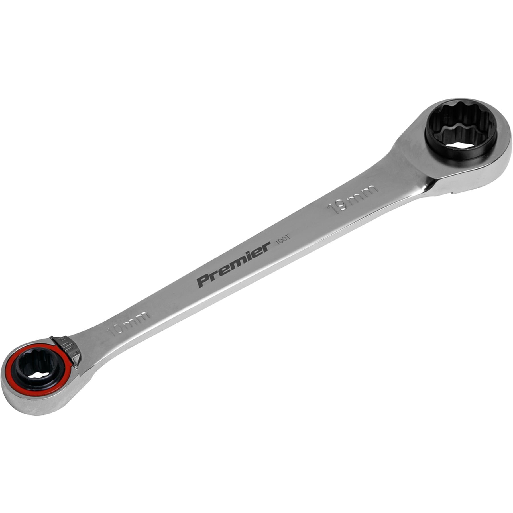 Sealey Ratchet Ring Spanner 4-in-1 Reversible Platinum Series