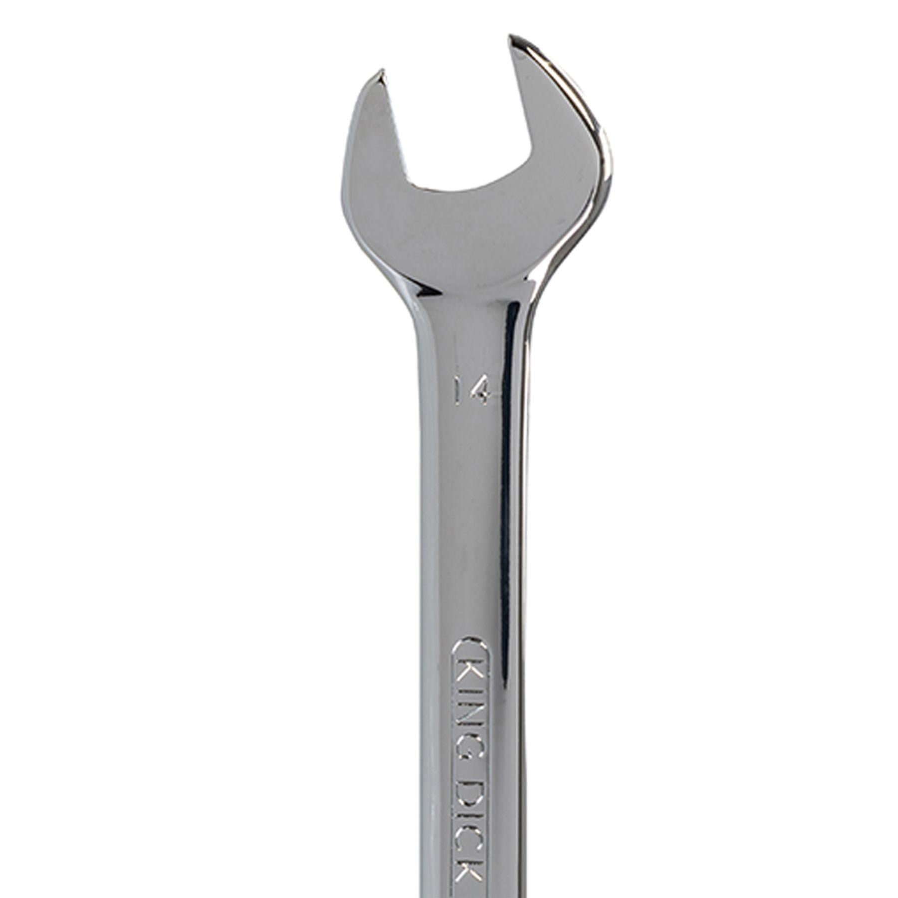 King Dick metric 14 MM polished chrome combination spanner wrenches spanners