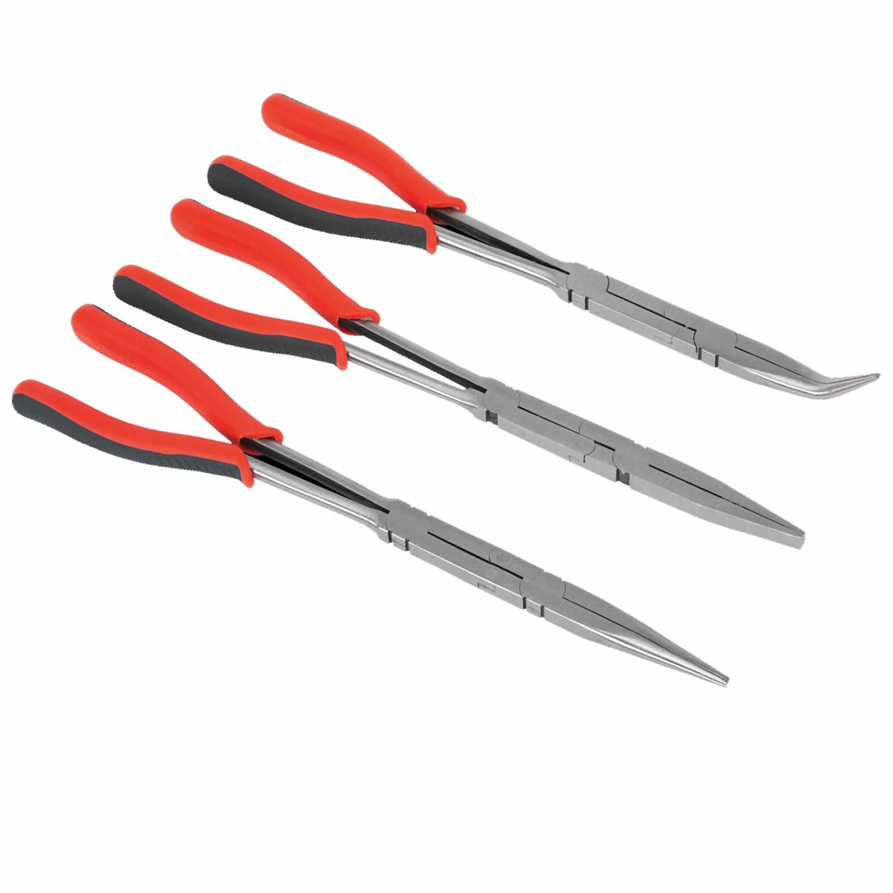 Sealey Double Joint Pliers Set 3pc Long Reach 335mm