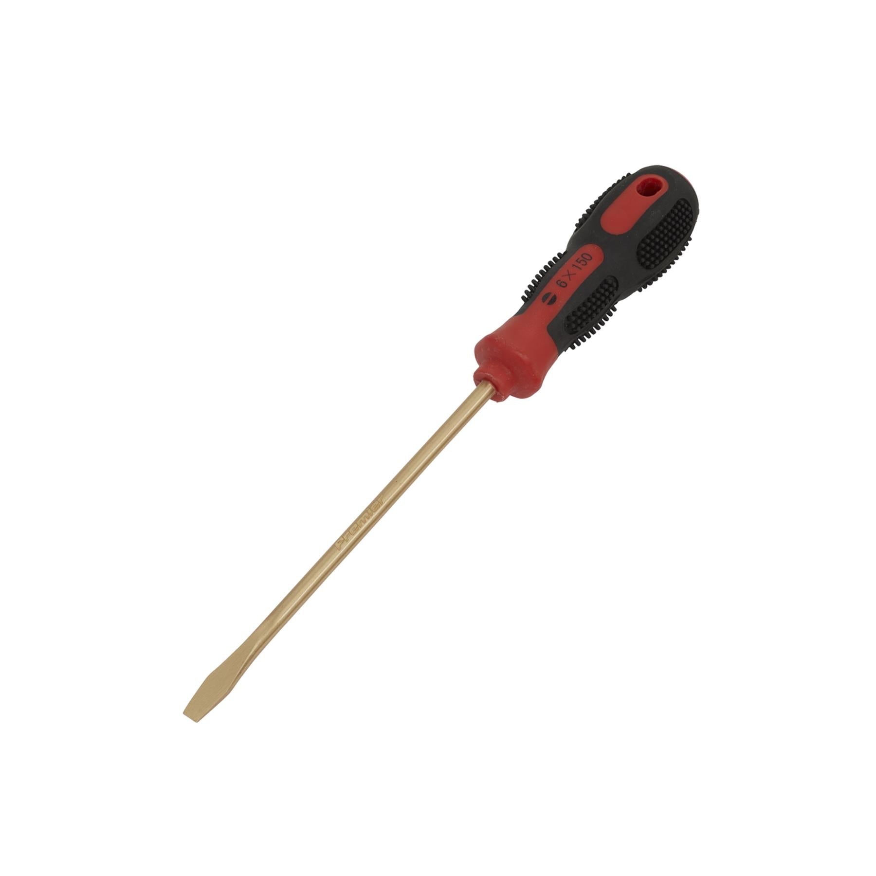 Sealey Screwdriver Slotted 6 x 150mm - Non-Sparking