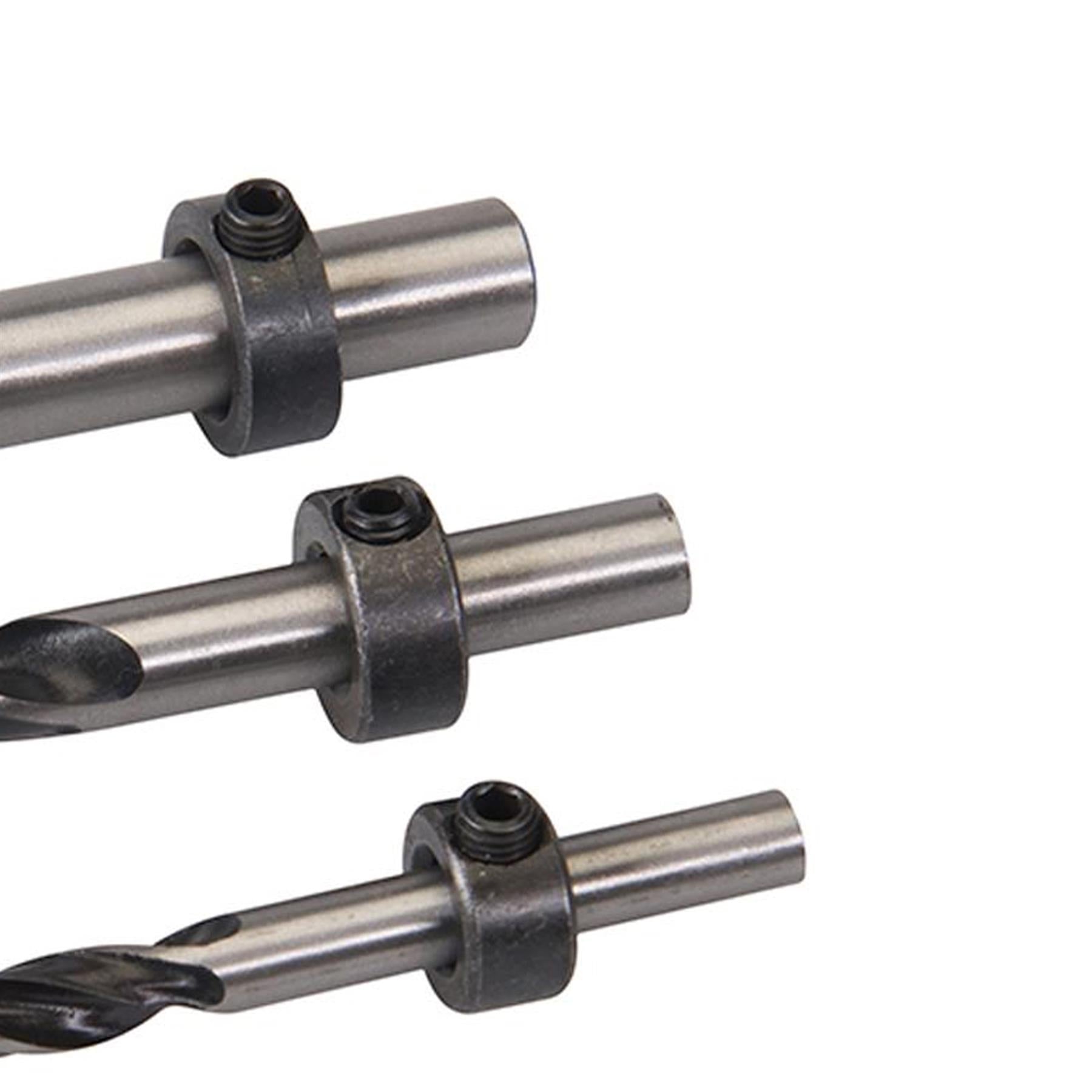 Drill Set 3Pce 6-8-10mm Carpenters Wood Drills Use With Pocket Jig 342613