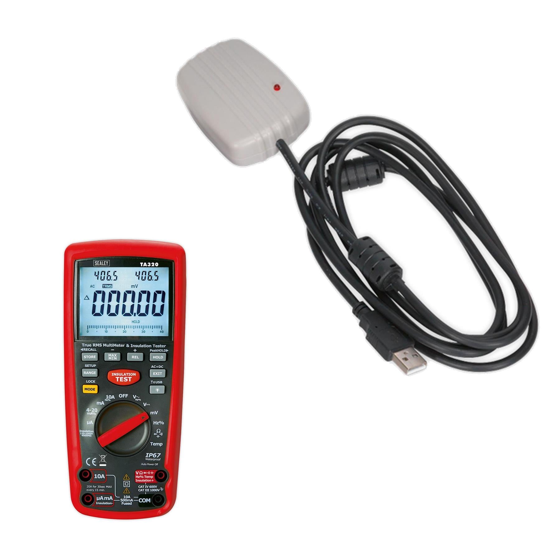 Sealey Digital Automotive Analyser/Insulation Tester - Hybrid