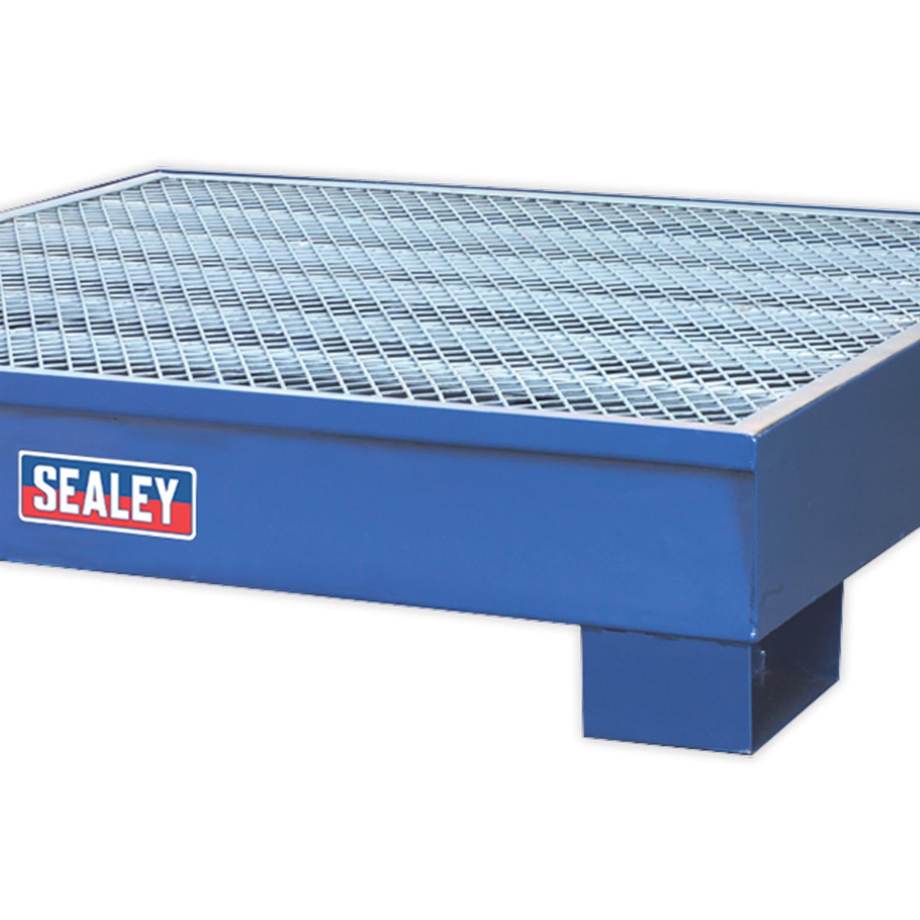 Sealey Barrel Bund 1200 x 1200 x 275mm Heavy-duty 1.75mm steel.
