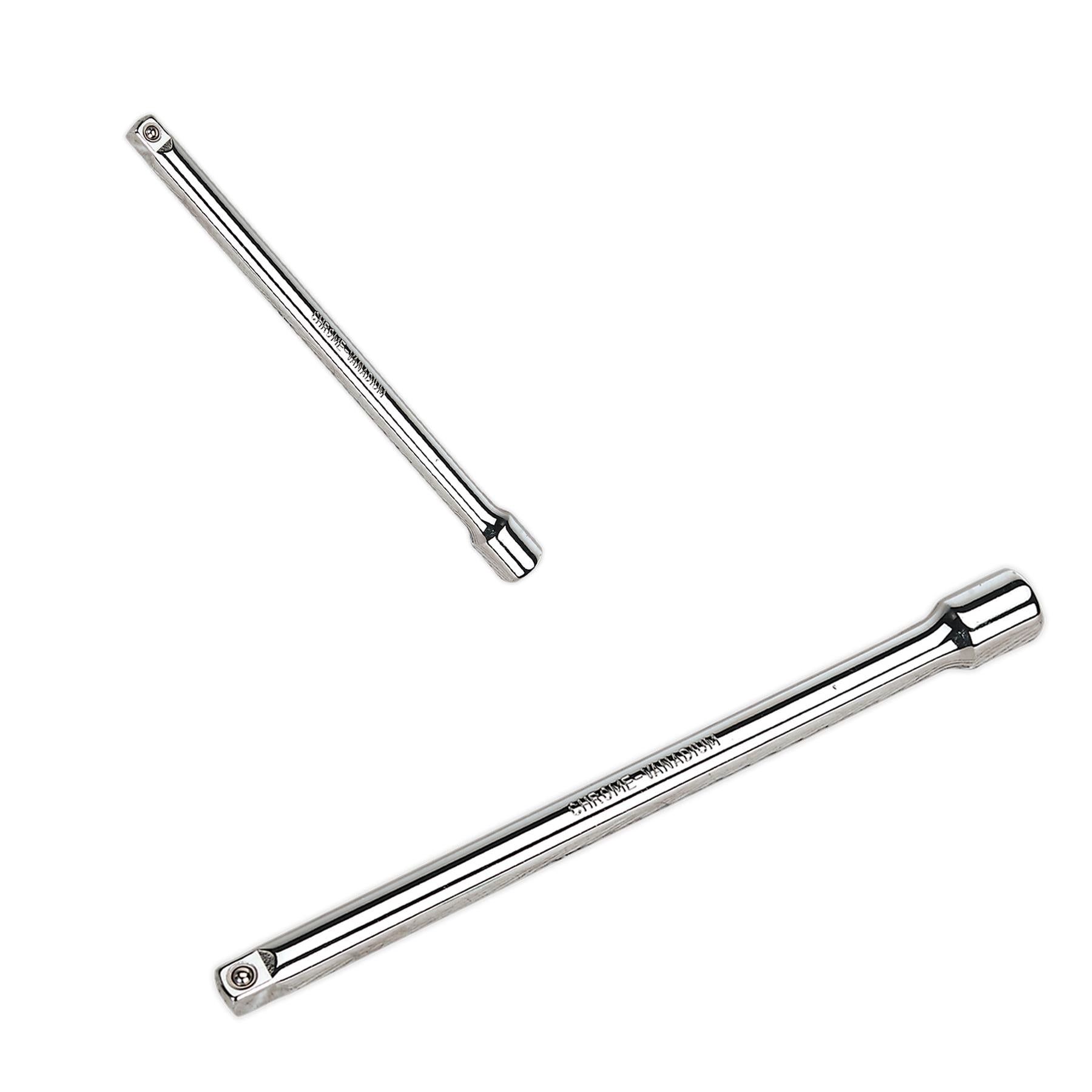 Sealey Extension Bar 200mm 3/8"Sq Drive Chrome Vanadium Steel