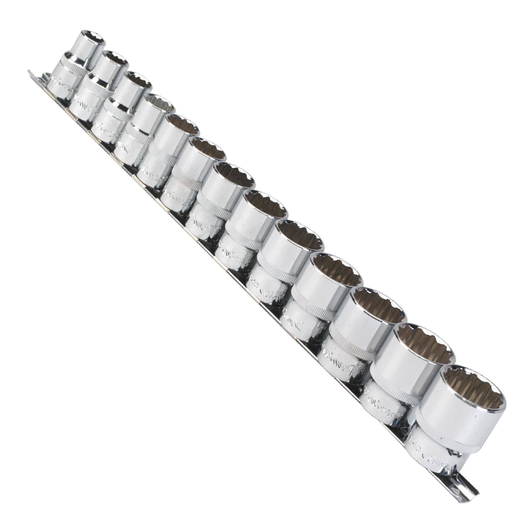 Sealey Socket Set 13pc 1/2"Sq Drive 12pt WallDrive Imperial