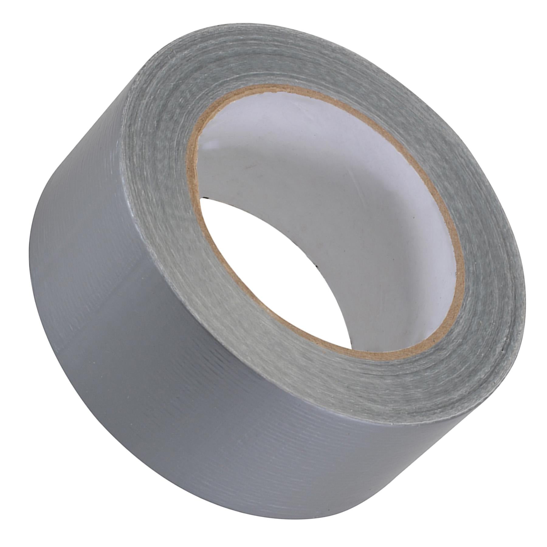 Duct Tape - 50mm X 50M Silver Polyethylene-Coated With Hot-Melt Glue Adhesive