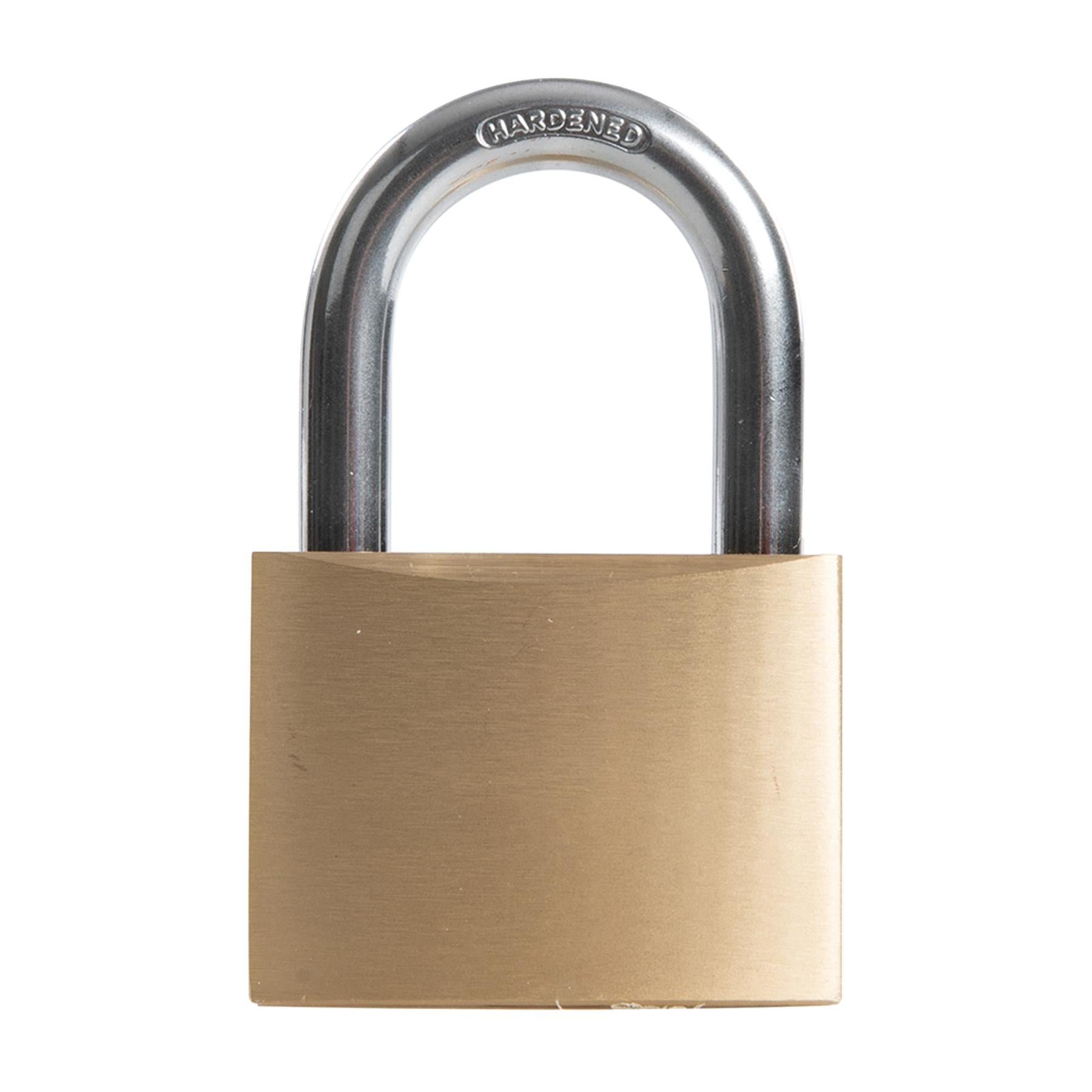 Solid Brass 60mm Padlock Strong Camping Travel Tent Backpack Lock-3 keys