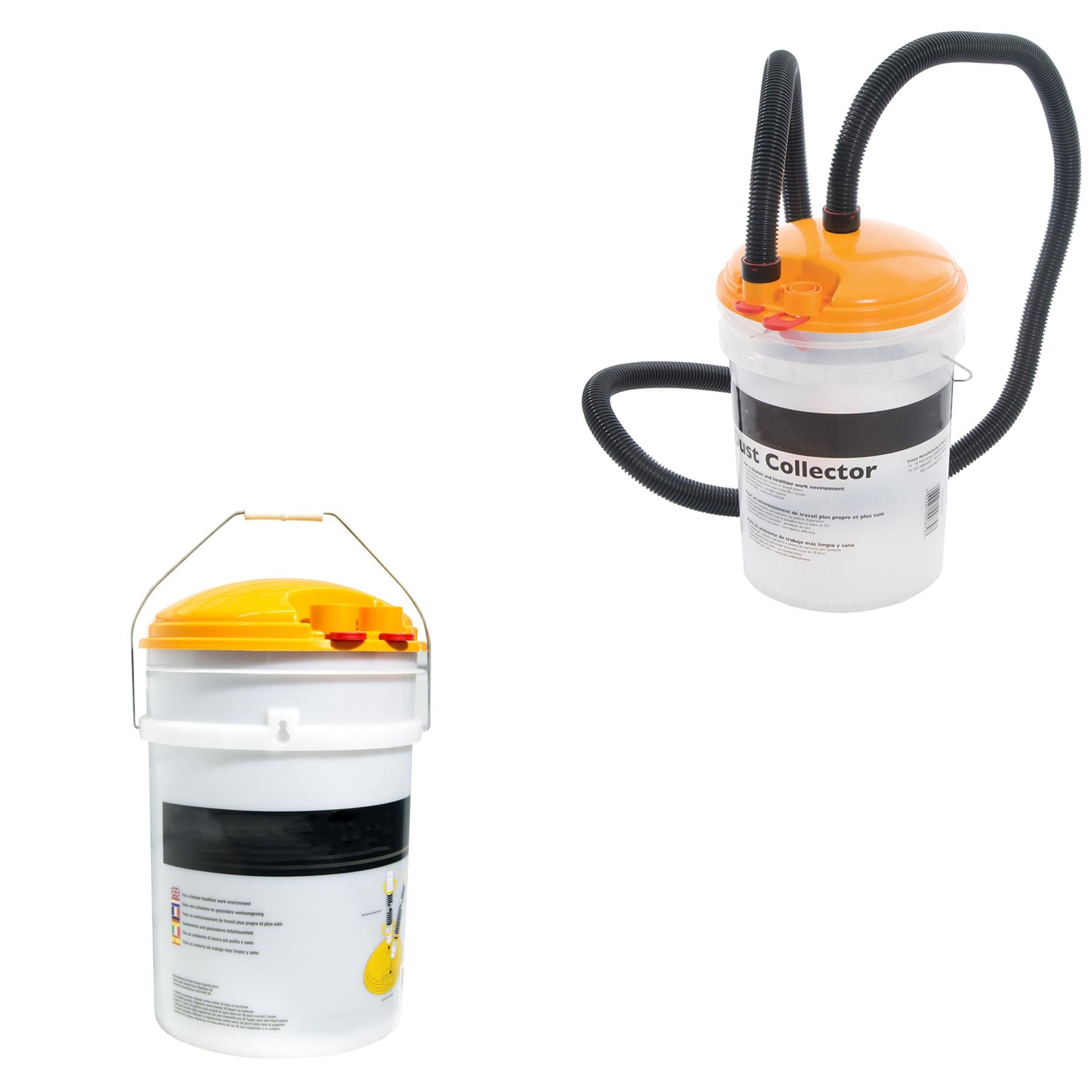 DCA300 Dust Collection Bucket 23Ltr Prevents sawdust filling