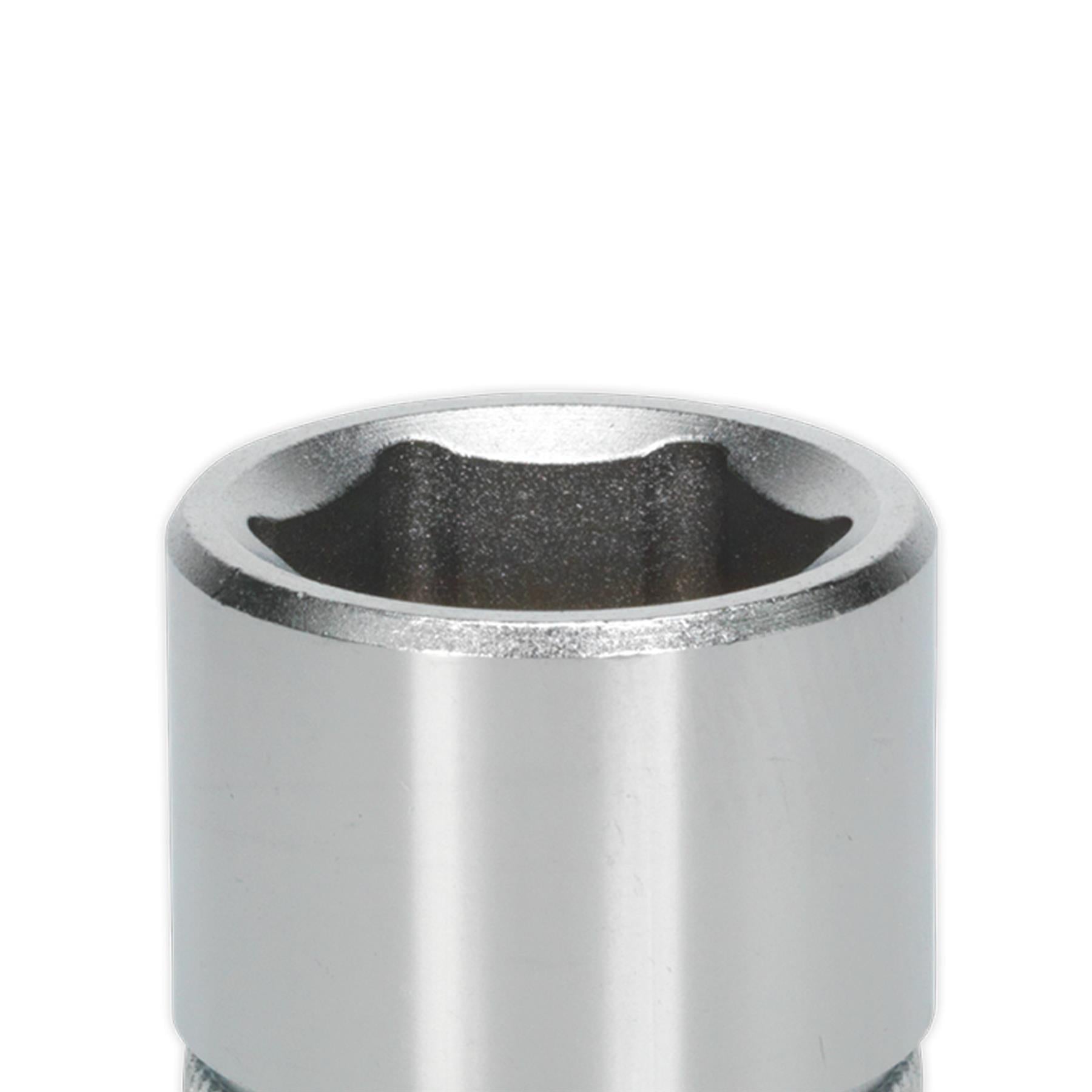 Sealey WallDrive Socket 16mm 1/2"Sq Drive Chrome Vanadium Steel