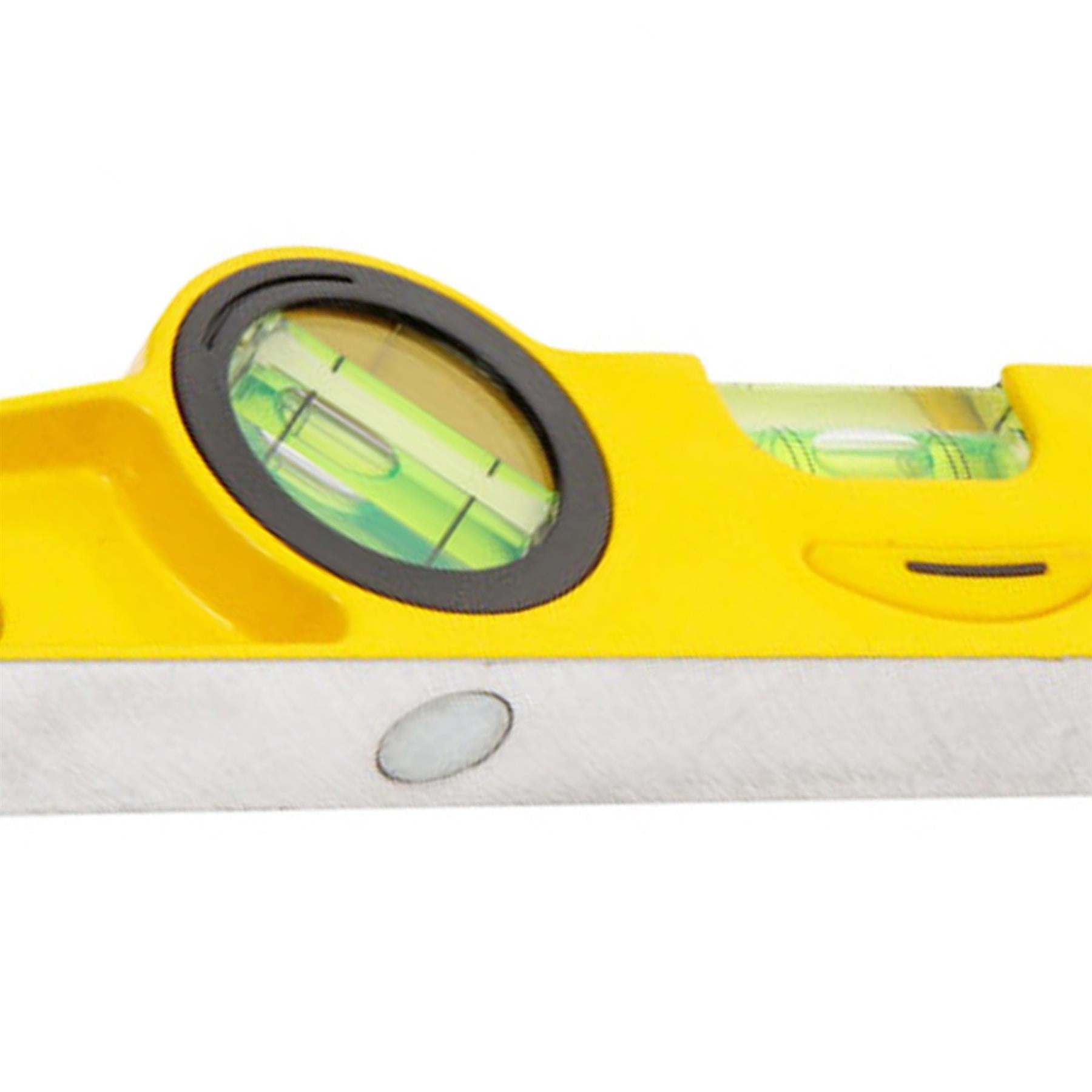 BlueSpot Magnetic Boat Metal Spirit Level Scaffolder Tool 3 Vial 250mm 10"