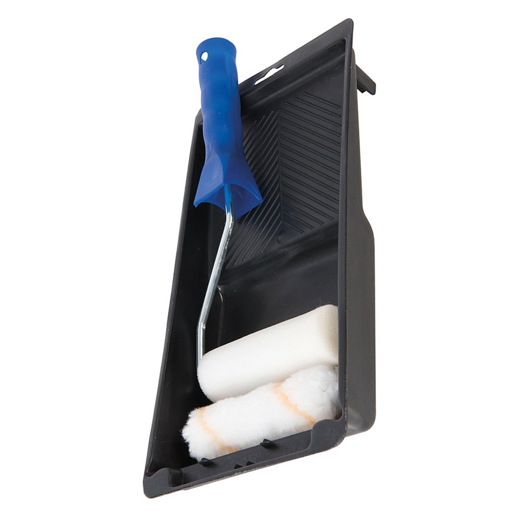 Mini Roller & Tray 100mm Gloss,Varnish Emulsions Detailed Work Decorating DIY