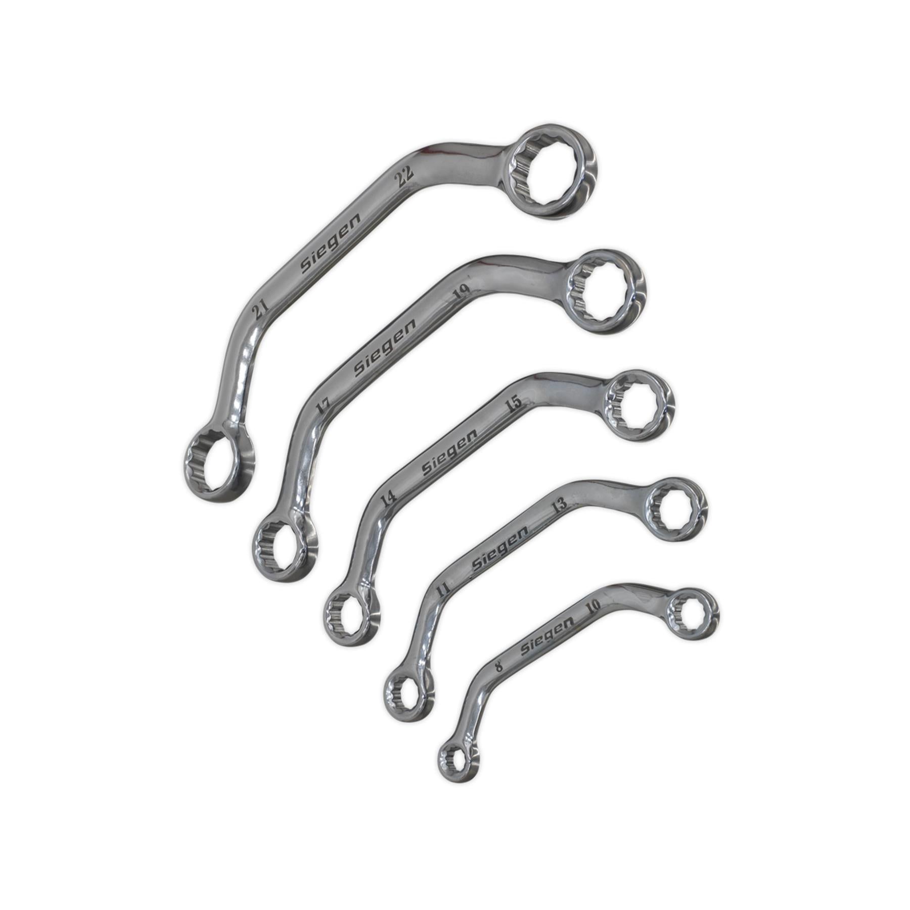 Sealey Obstruction Spanner Set 5pc Metric