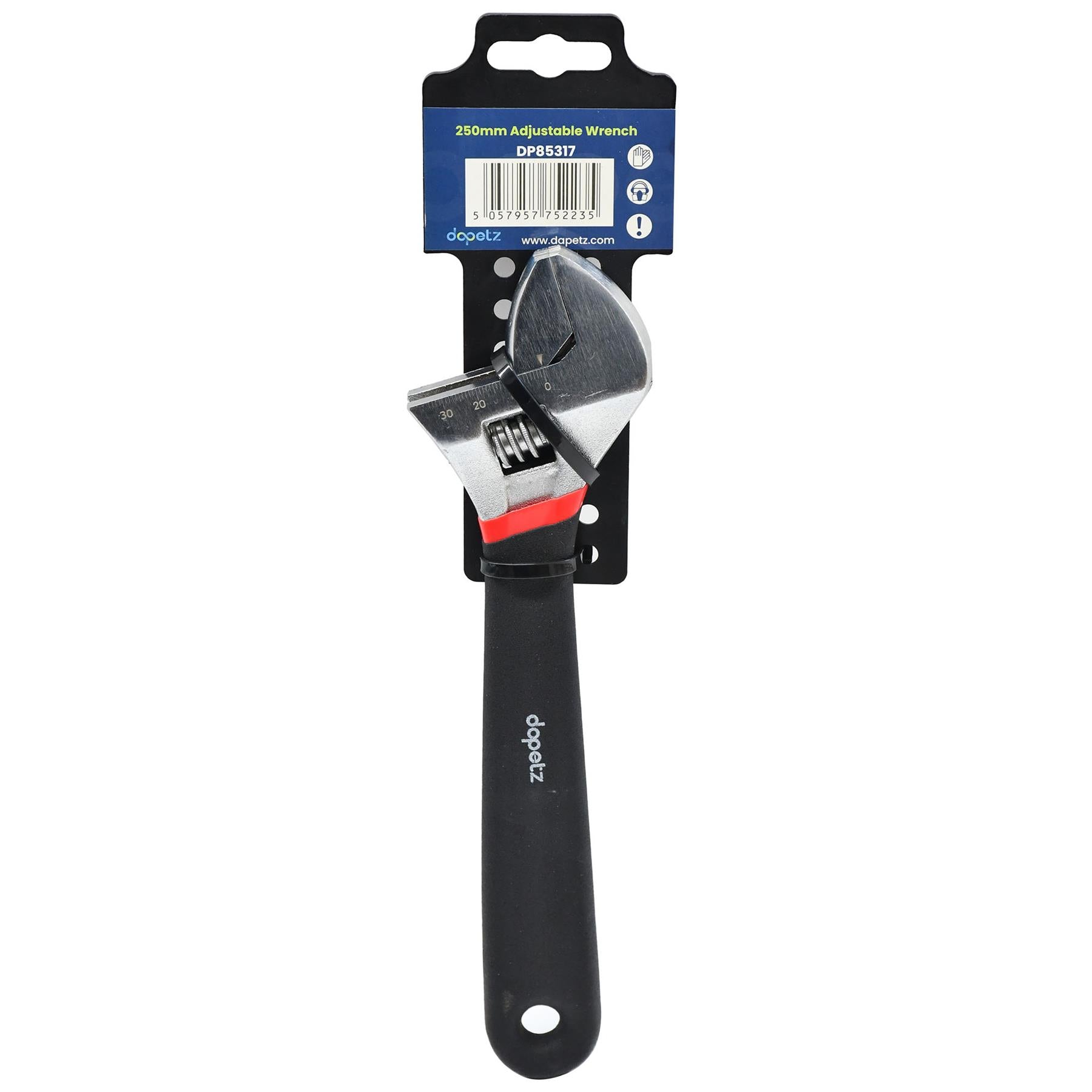 10" 250mm Adjustable Spanner Wrench Large Opening Bathroom Nut Key Hand Tool DIY