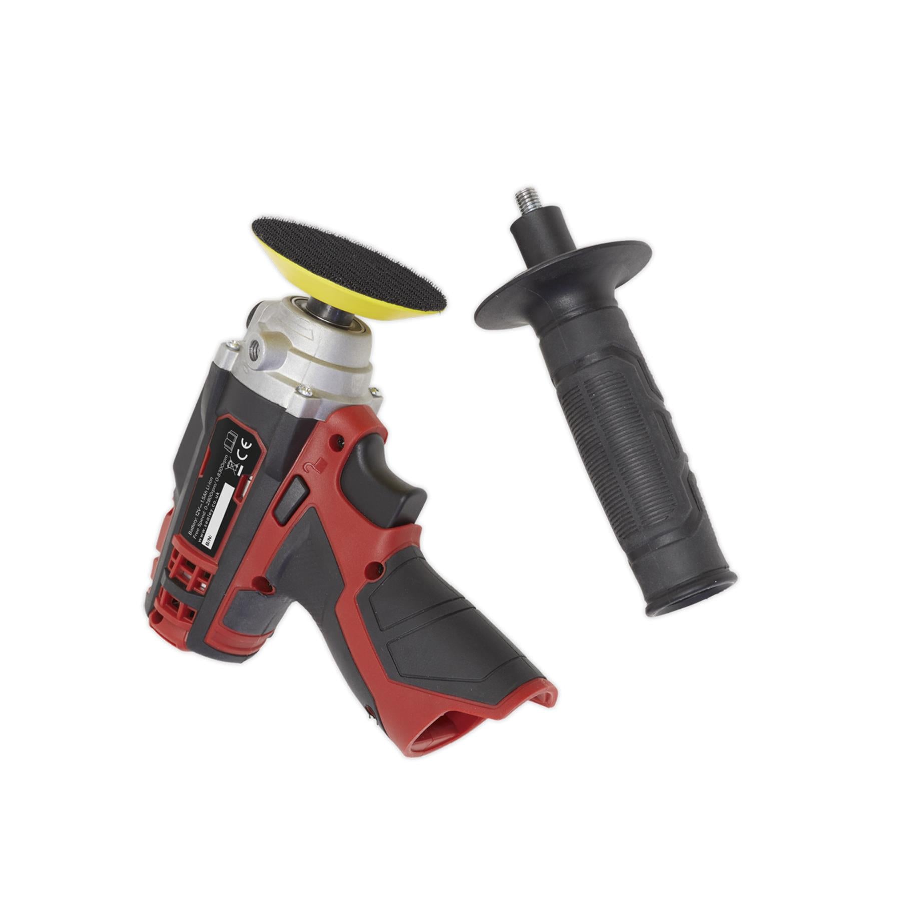 Sealey Cordless Polisher Ø71mm 12V Lithium-ion - Body Only