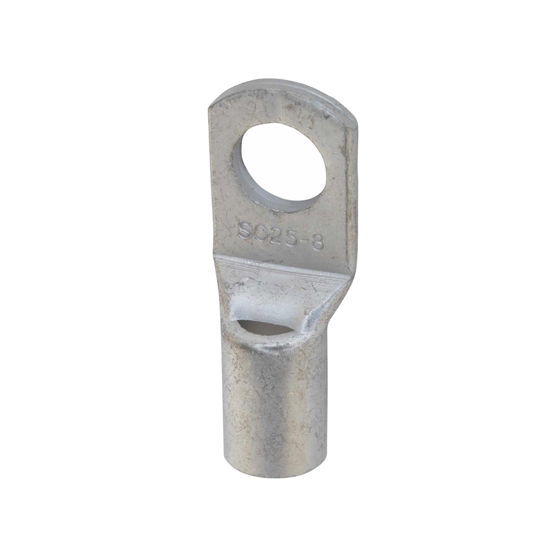 Copper Lug Terminal 25mm x 8mm Pack of 10. Sealey