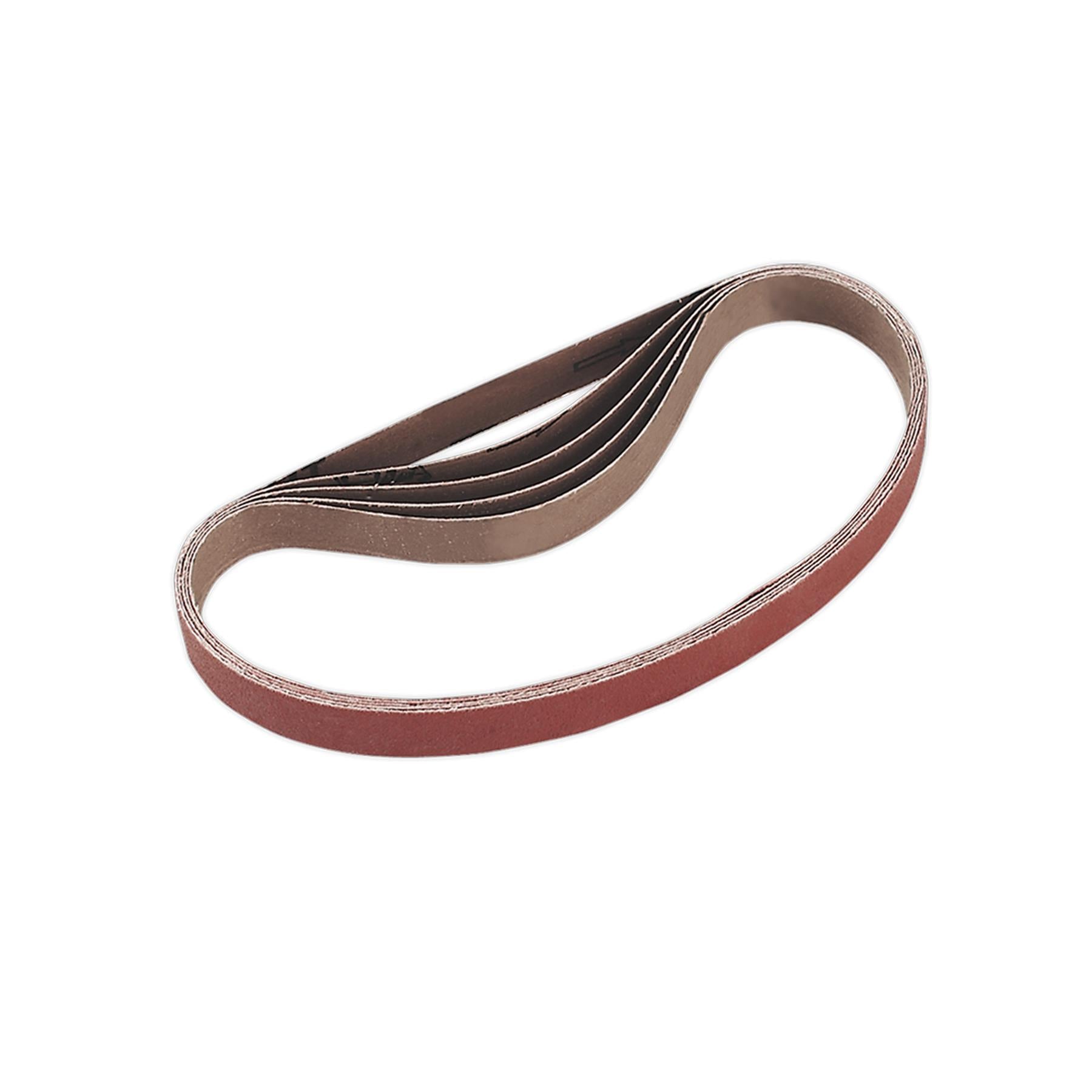 Sealey Sanding Belt 20 x 520mm 100Grit Pack of 5