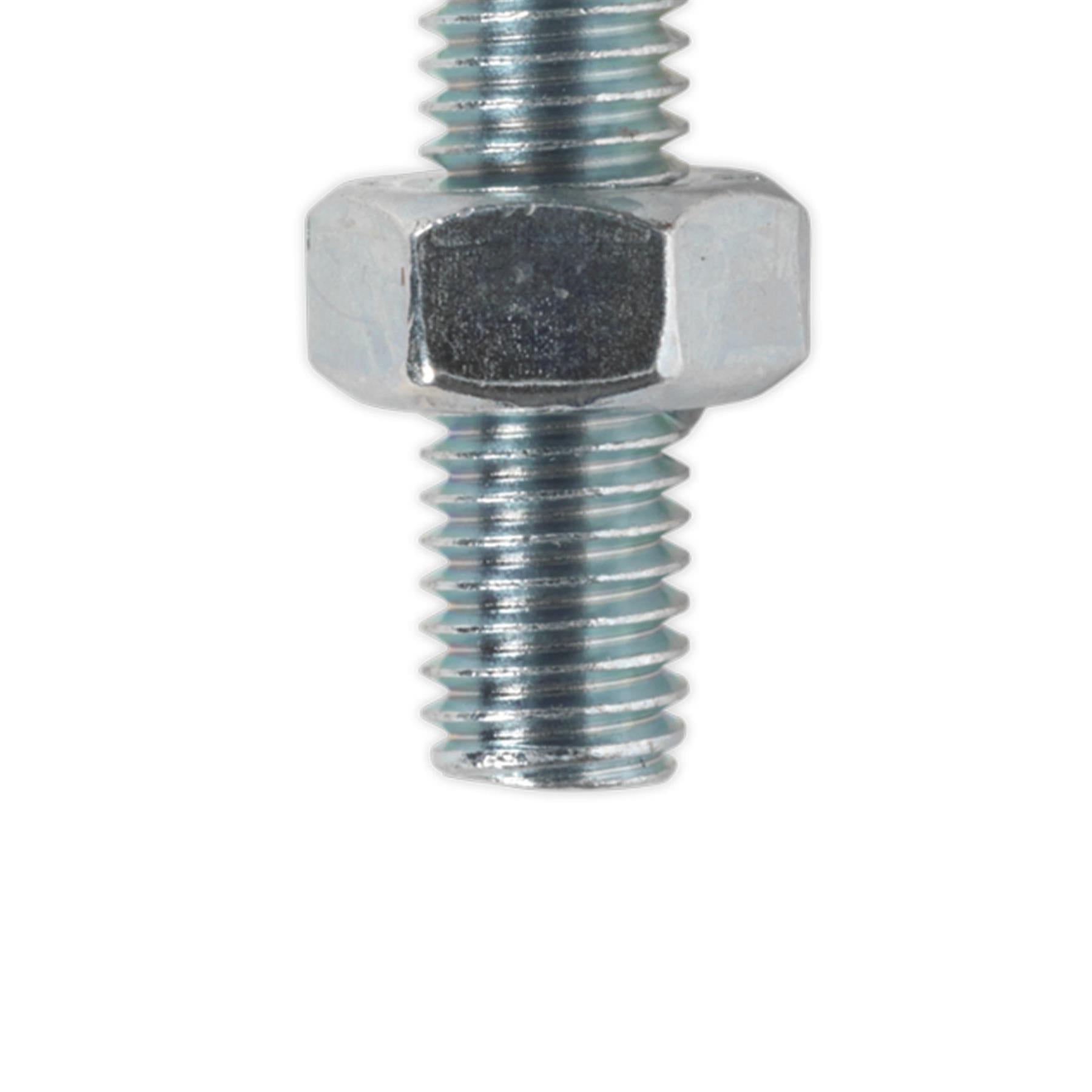 Sealey Coach Bolt & Nut DIN 603 - M8 x 40mm Zinc Pack of 50