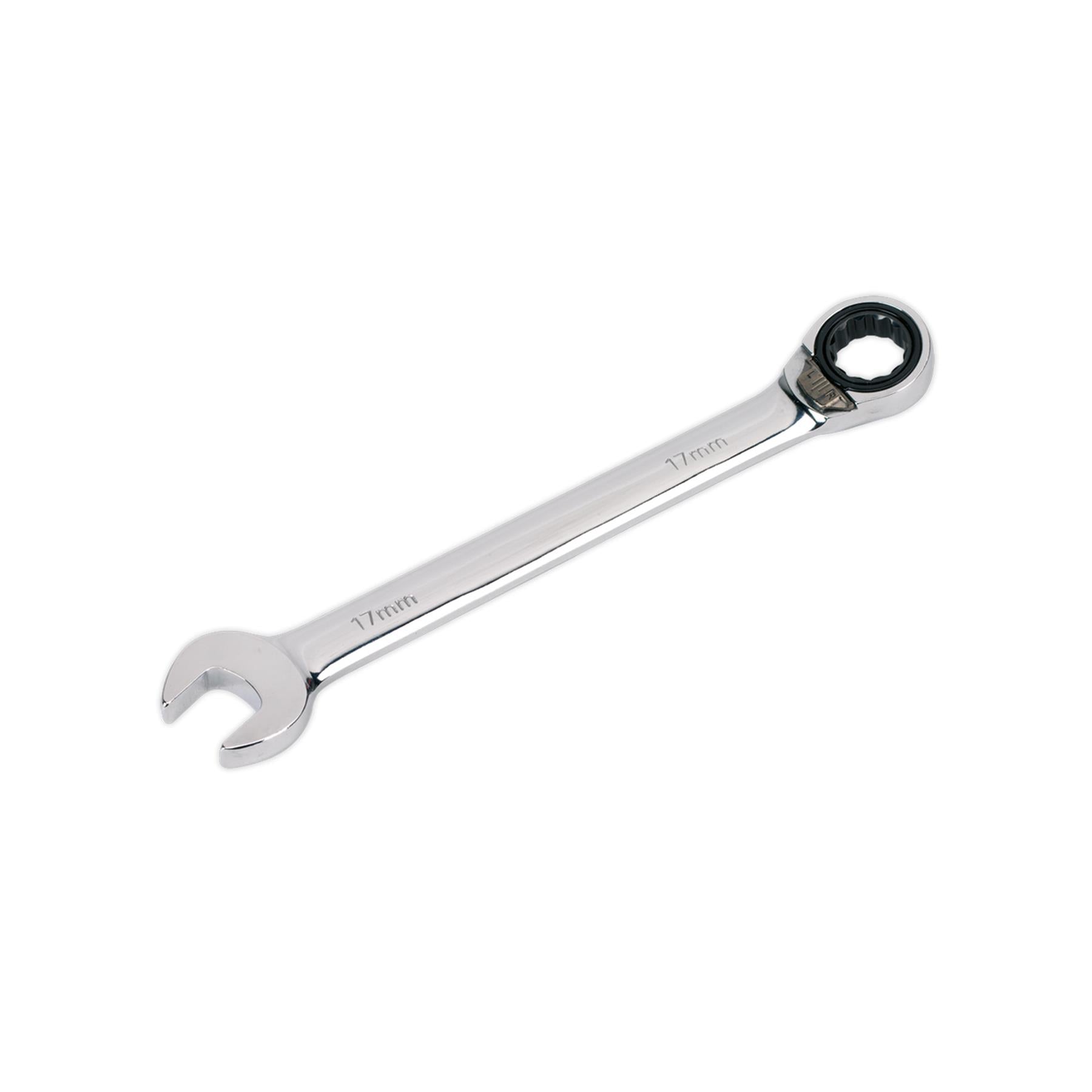 Sealey Reversible Ratchet Combination Spanner 17mm