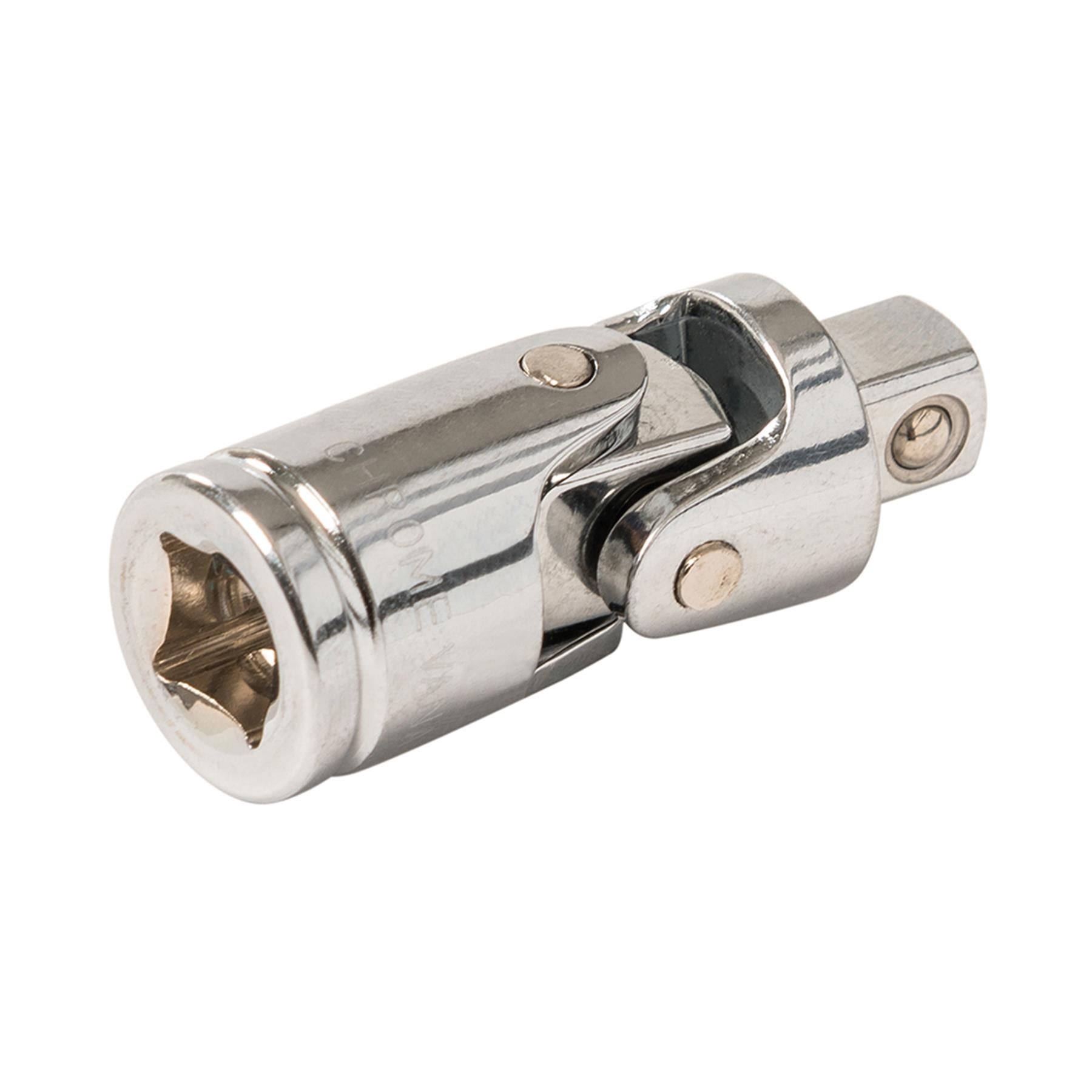 Universal Joint 1/4" Socket Adaptor Flexible Head Spring Loaded Ball