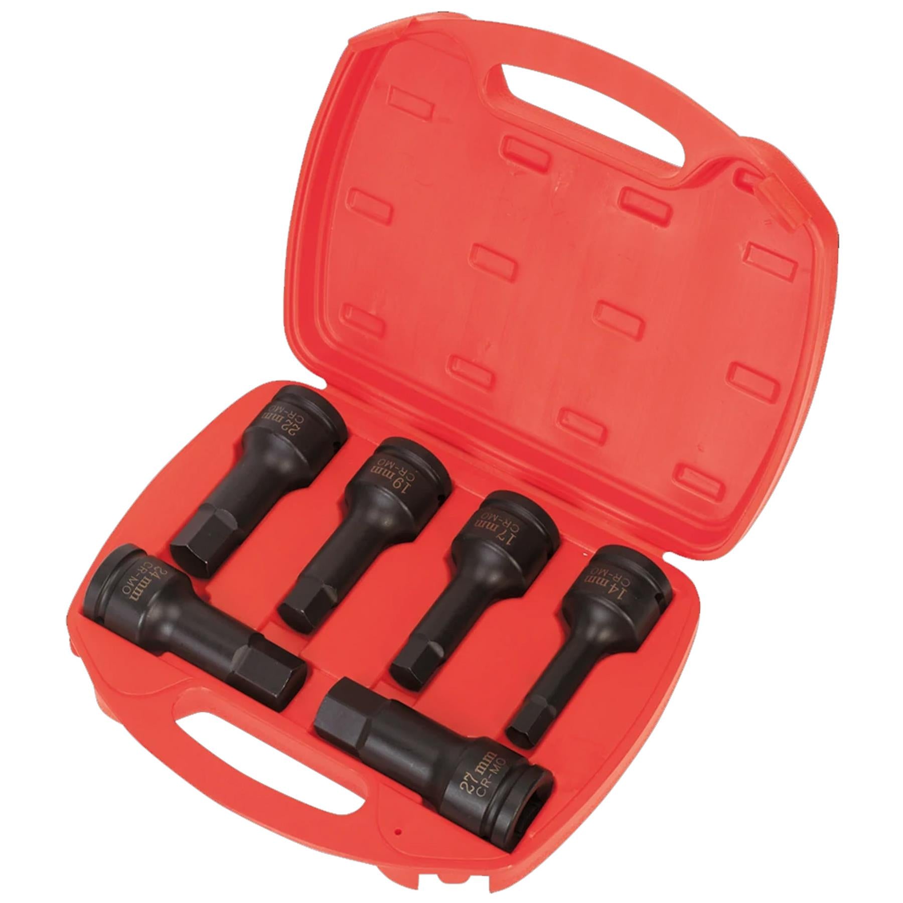 Sealey Impact Hex Socket Bit Set 6pc 3/4"Sq Drive