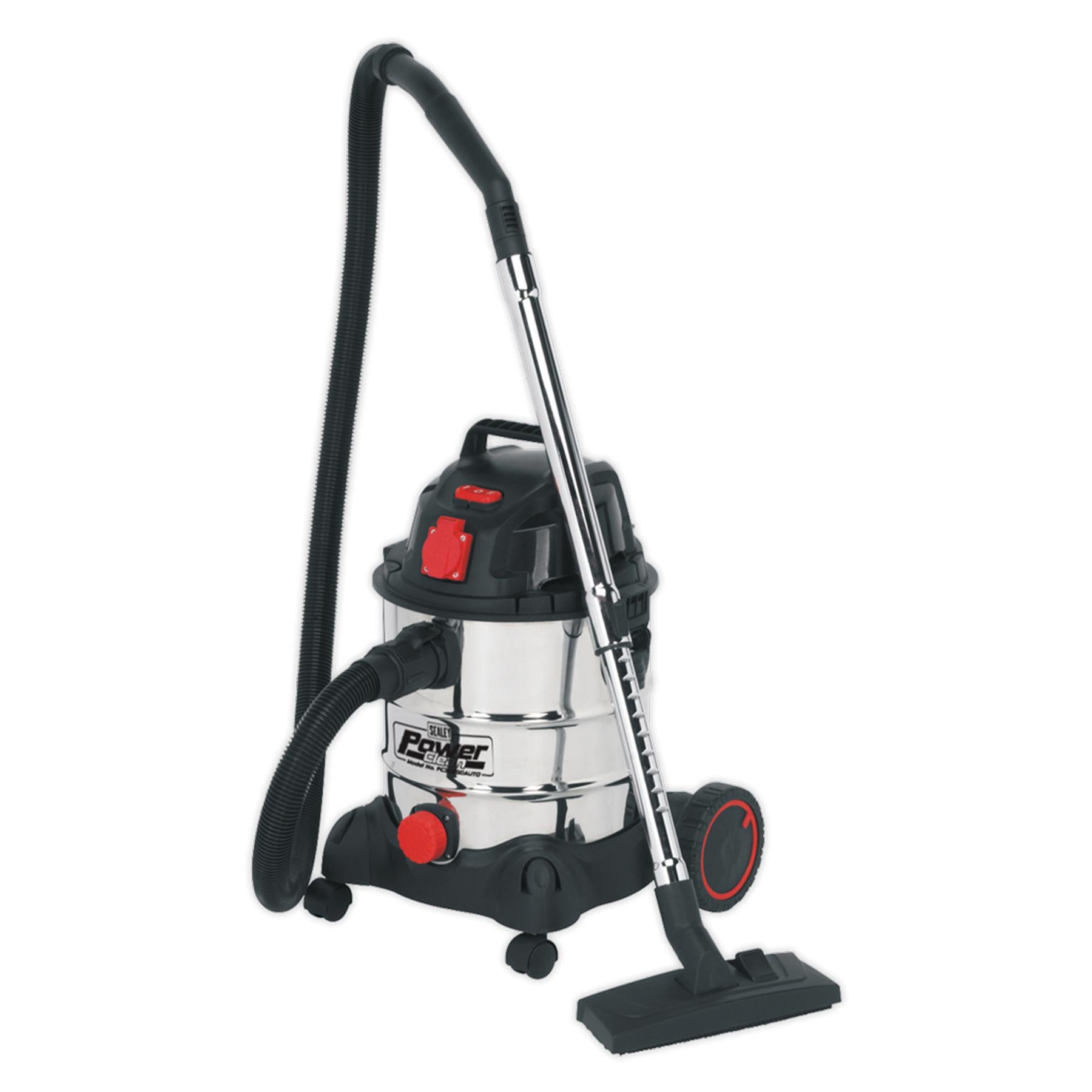 Sealey Vacuum Cleaner Ind 20L 1400W/230V S/Less Drum Auto Start