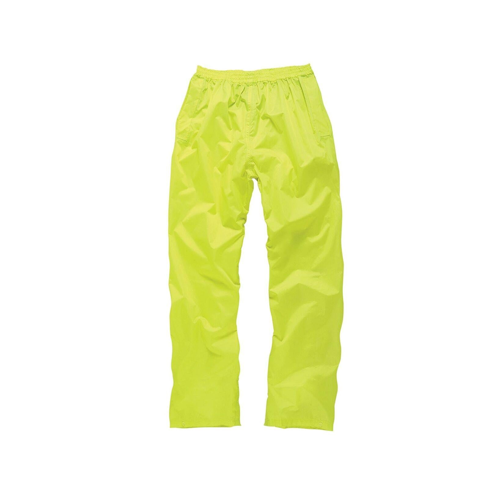 Scruffs Hi Viz High Visibility Waterproof Work Jacket Rain Coat Suit Trouser L