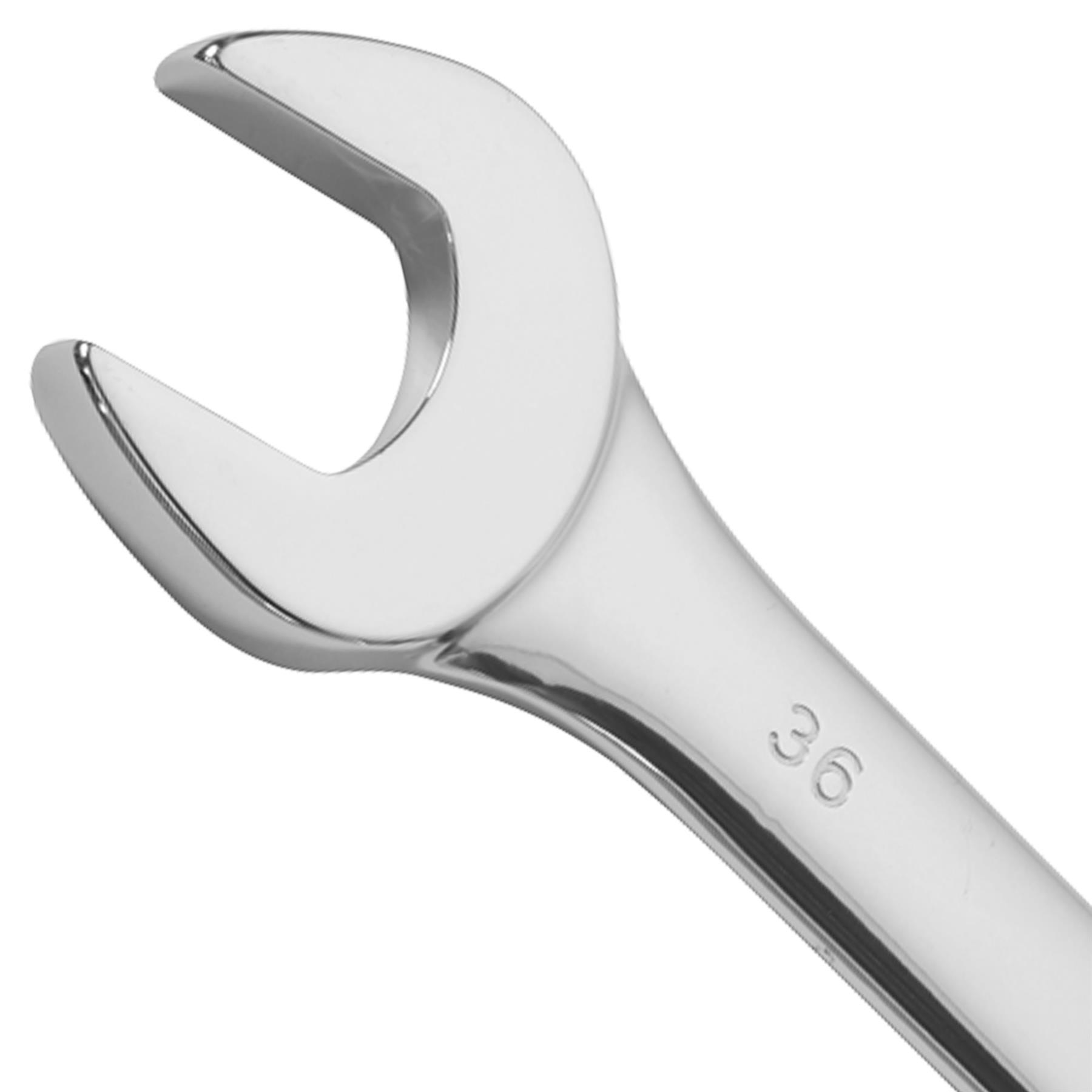 Sealey 36mm Super Jumbo Combination Spanner, Hard/Durable, Chrome Vanadium Steel