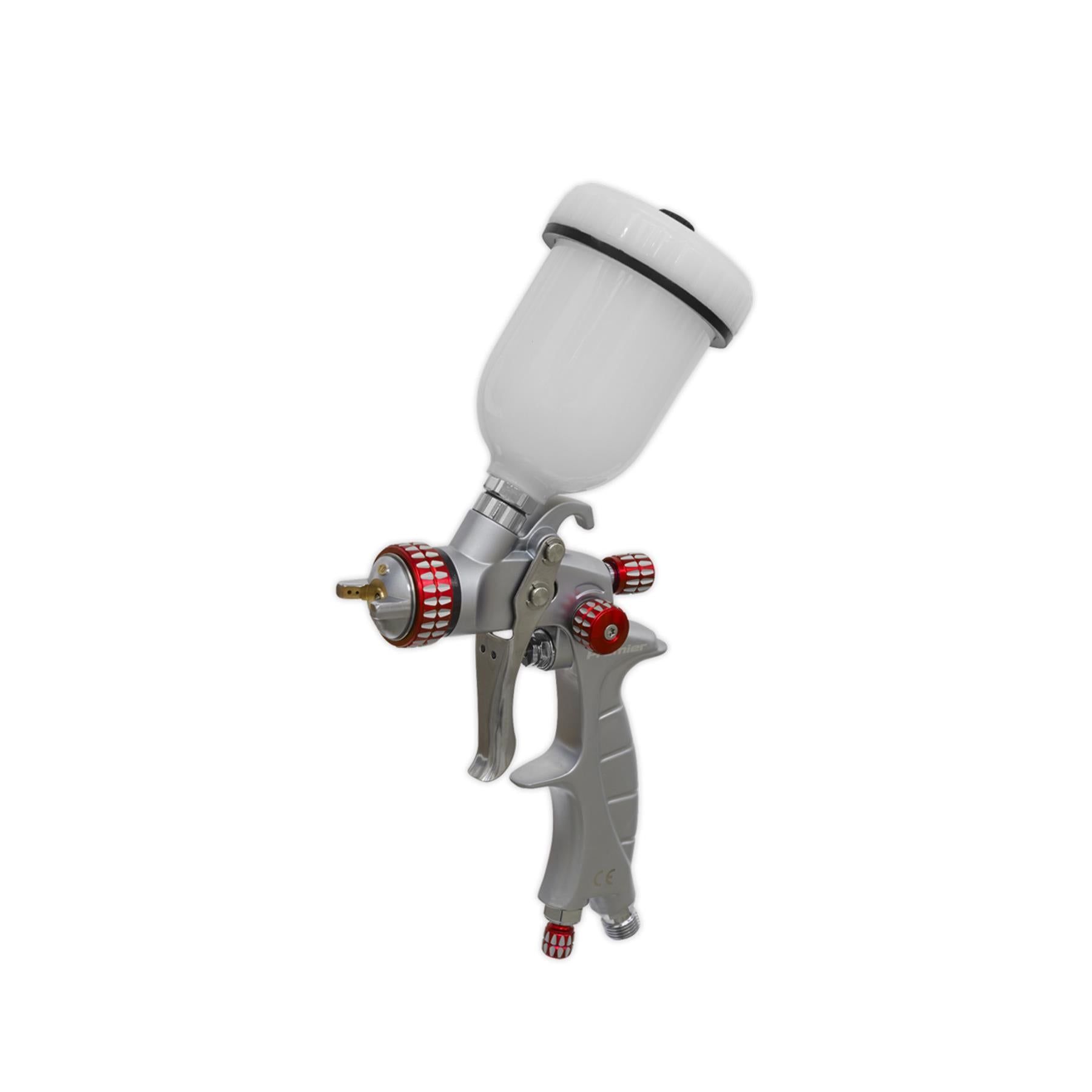 Sealey HVLP Gravity Feed Touch-Up Spray Gun 1mm Set-Up
