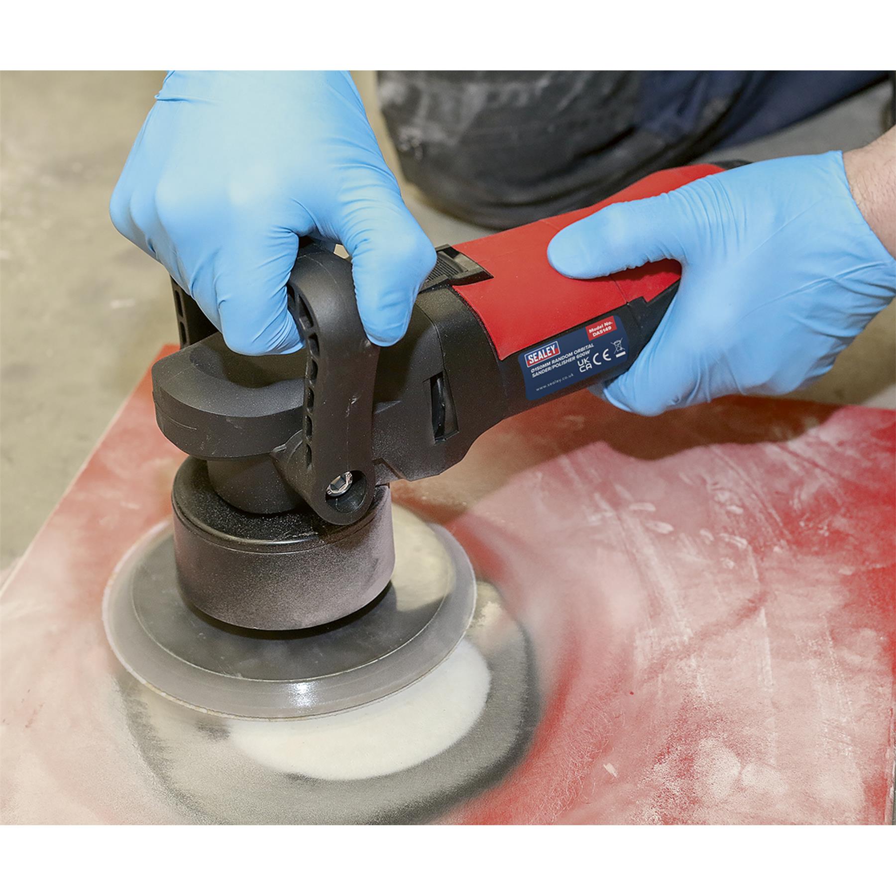 Random Orbital Dual Action Sander/Polisher 150mm 600W/230V. Sealey