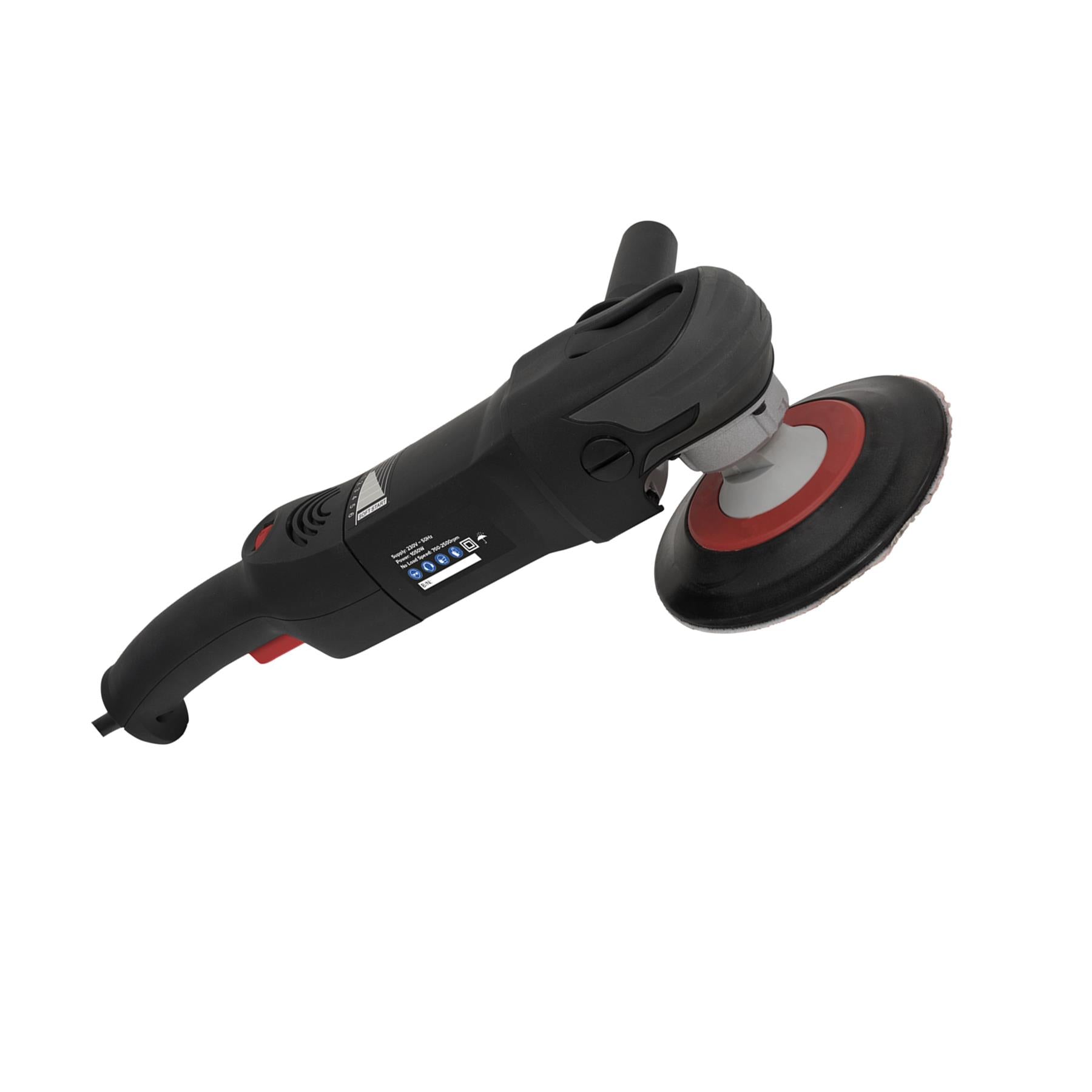 Sealey Rotary Polisher 150mm 1050W/230V Fast & Easy Pad Changes