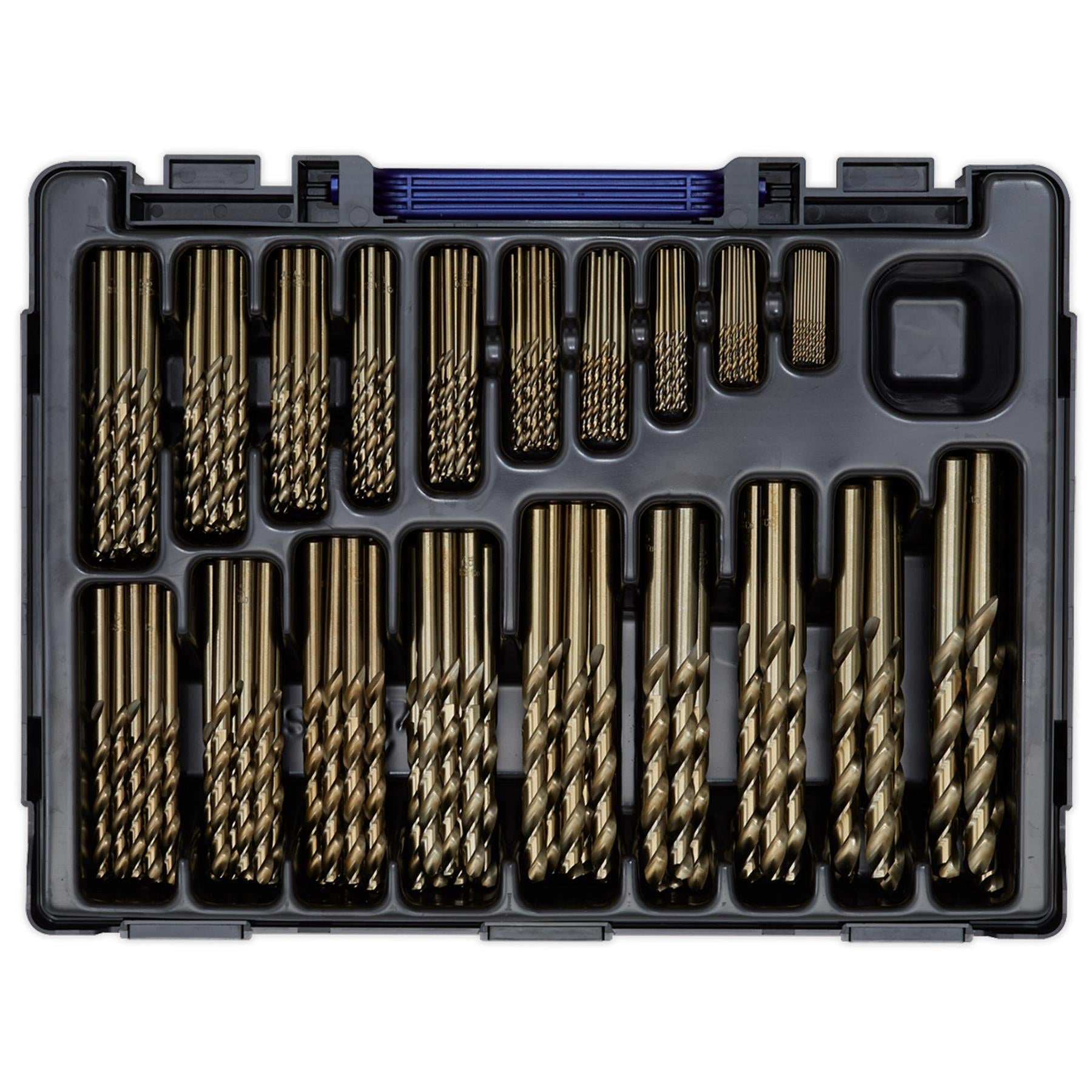 Sealey HSS Cobalt Fully Ground Drill Bit Assortment 170pc 1-10mm