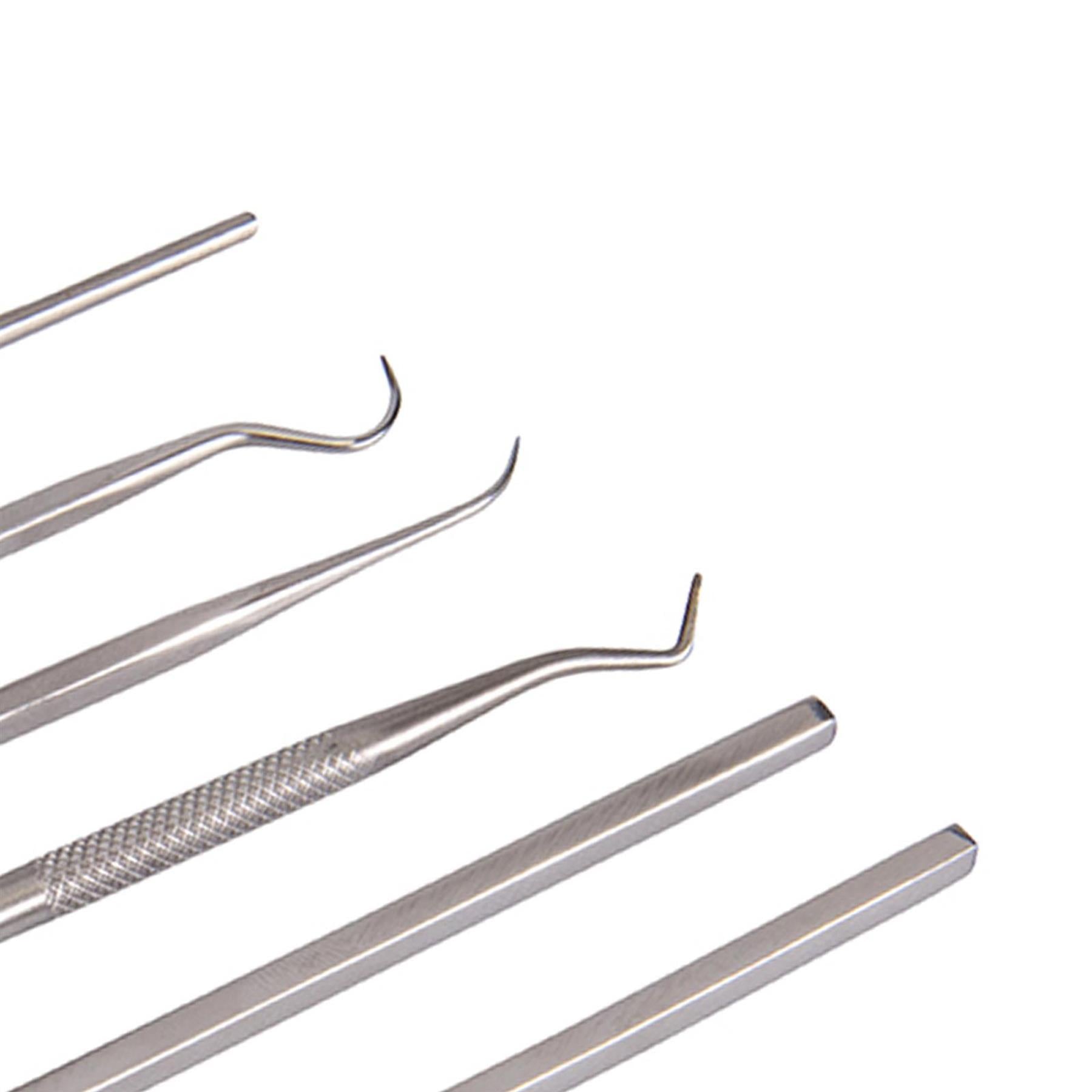 6Pce Pick/Probe Set Carving Sculpting Clay Pottery Hobby Craft DIY Stainless Set