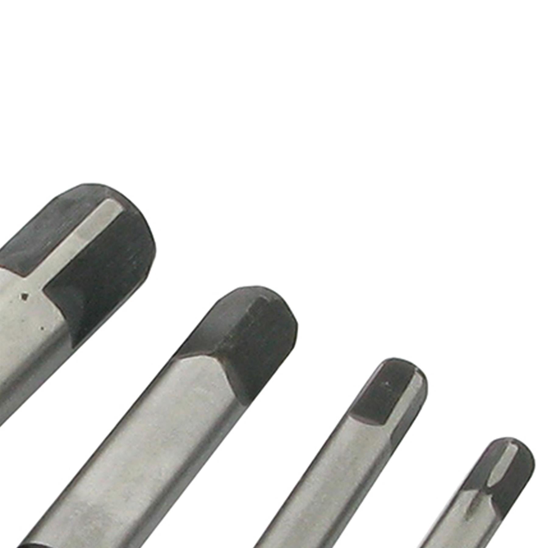 6Pce Screw Extractor Set 3mm - 25mm Removes Damaged Bolts And Screws New