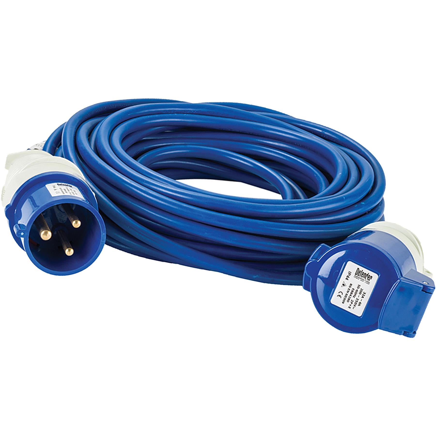 Defender Arctic Extension Lead Blue 2.5mm2 32A 14m 230V
