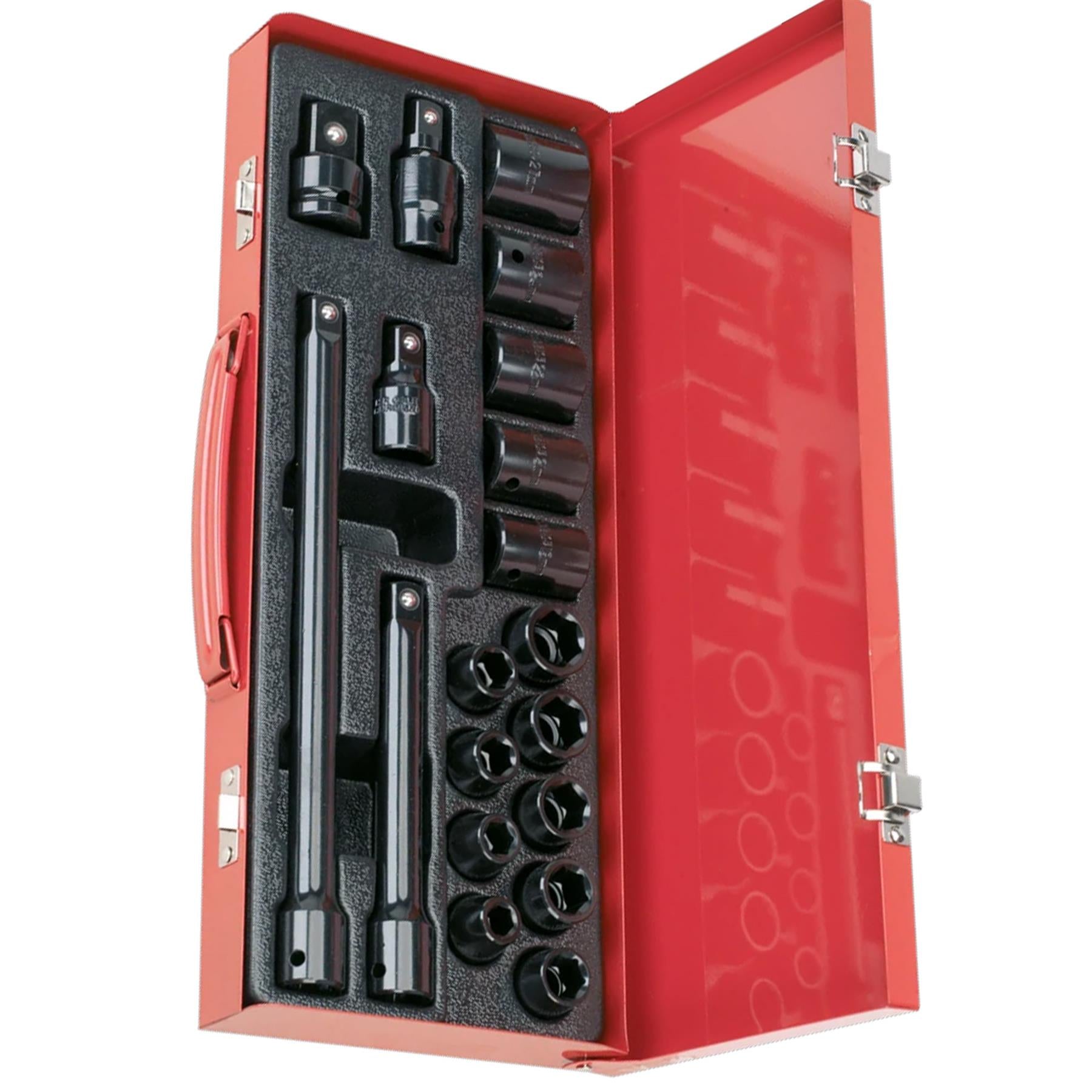Sealey Impact Socket Set 19pc 1/2"Sq Drive Metric
