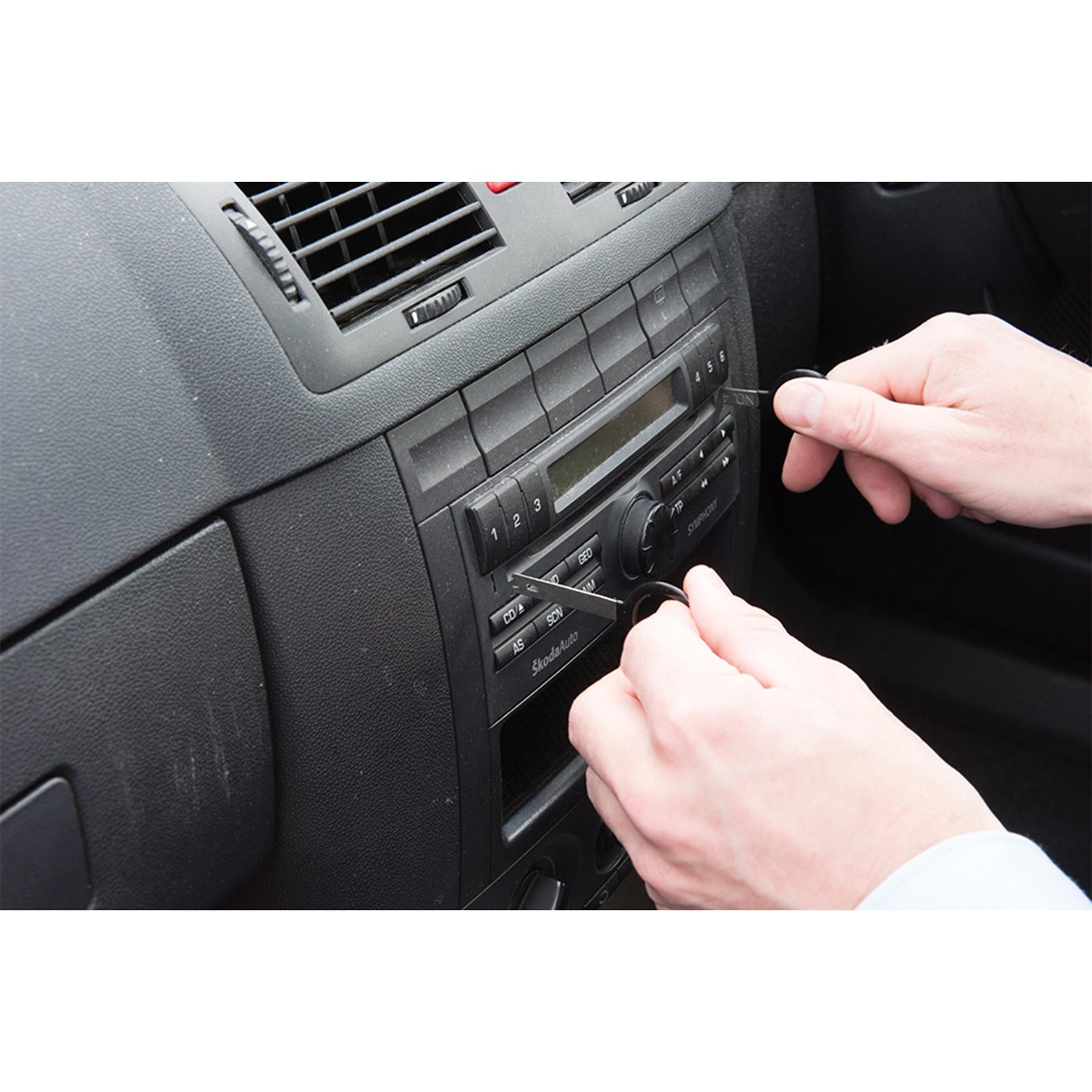 Radio Removal Kit 20Pc Car Radios Remover With Stainless Steel Keys