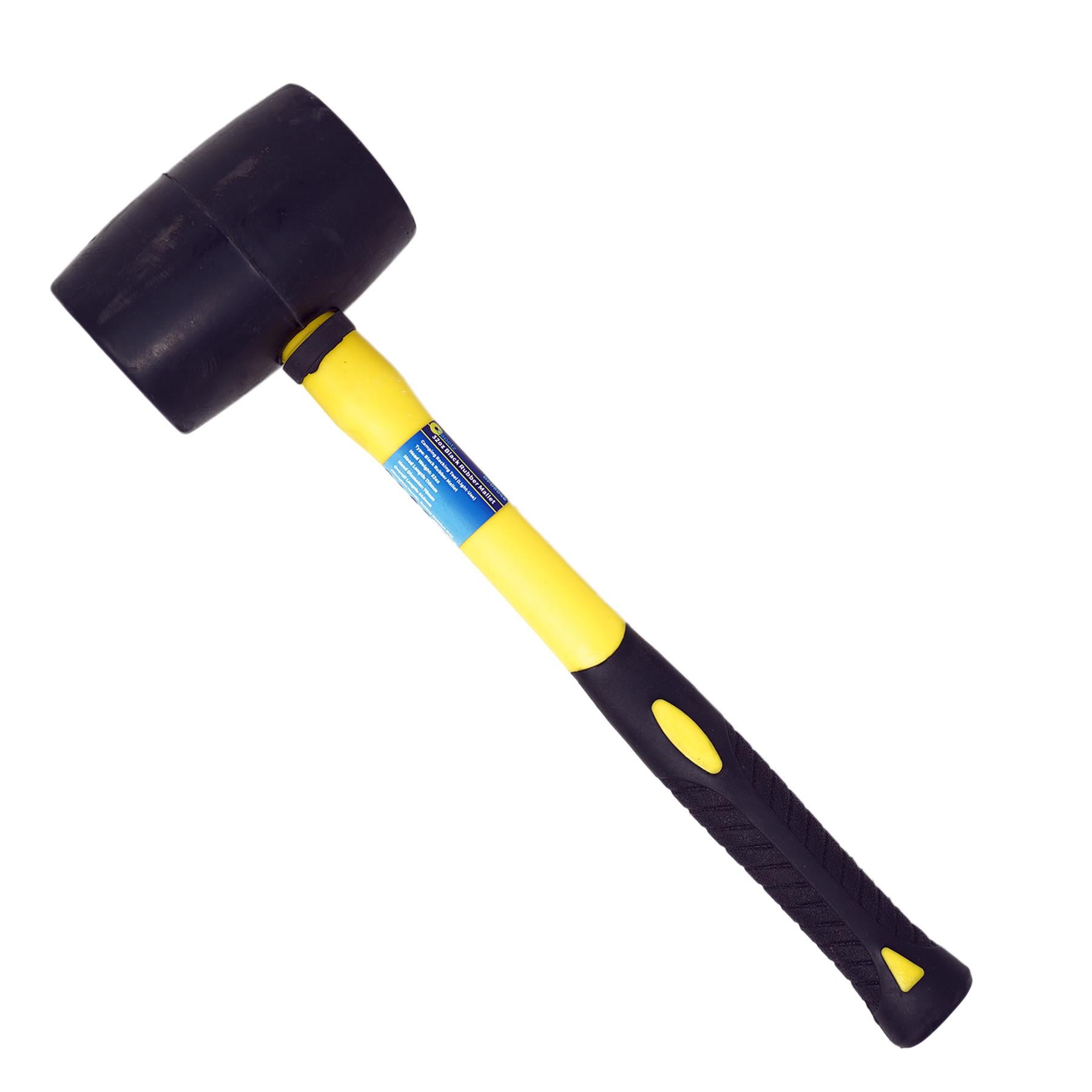 32oz Black Rubber Hammer
