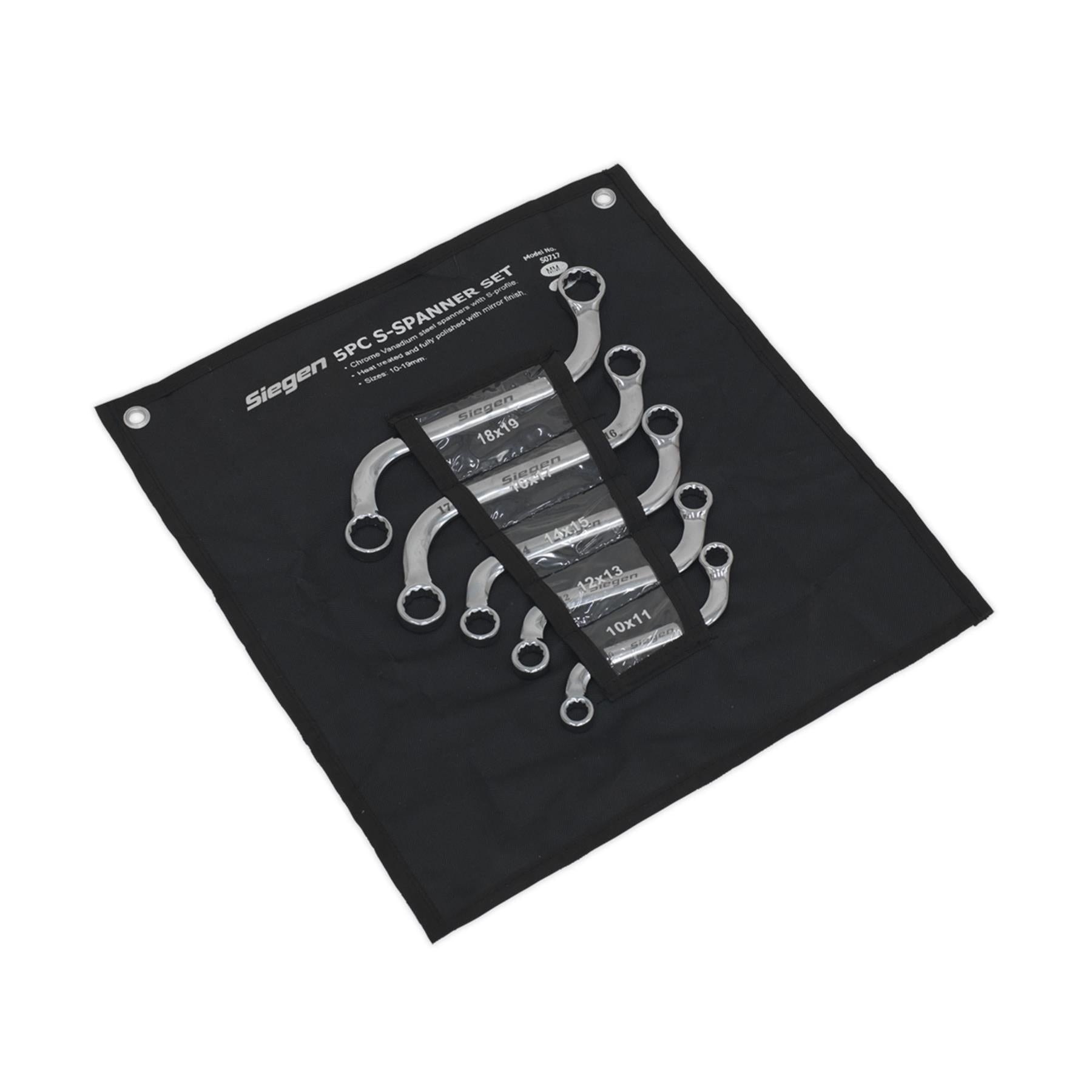 Sealey S-Spanner Set 5pc Metric