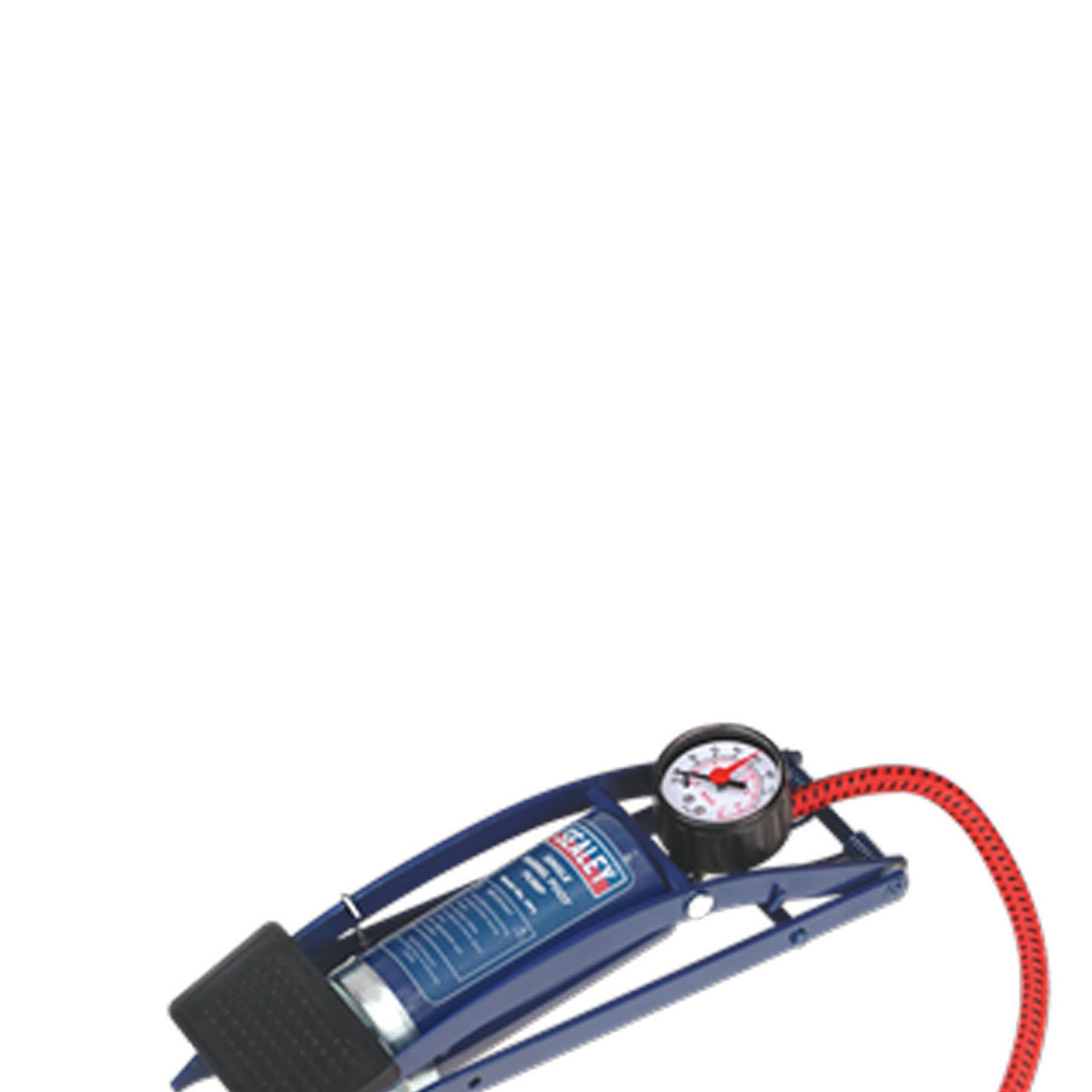Sealey Foot Pump Single Barrel